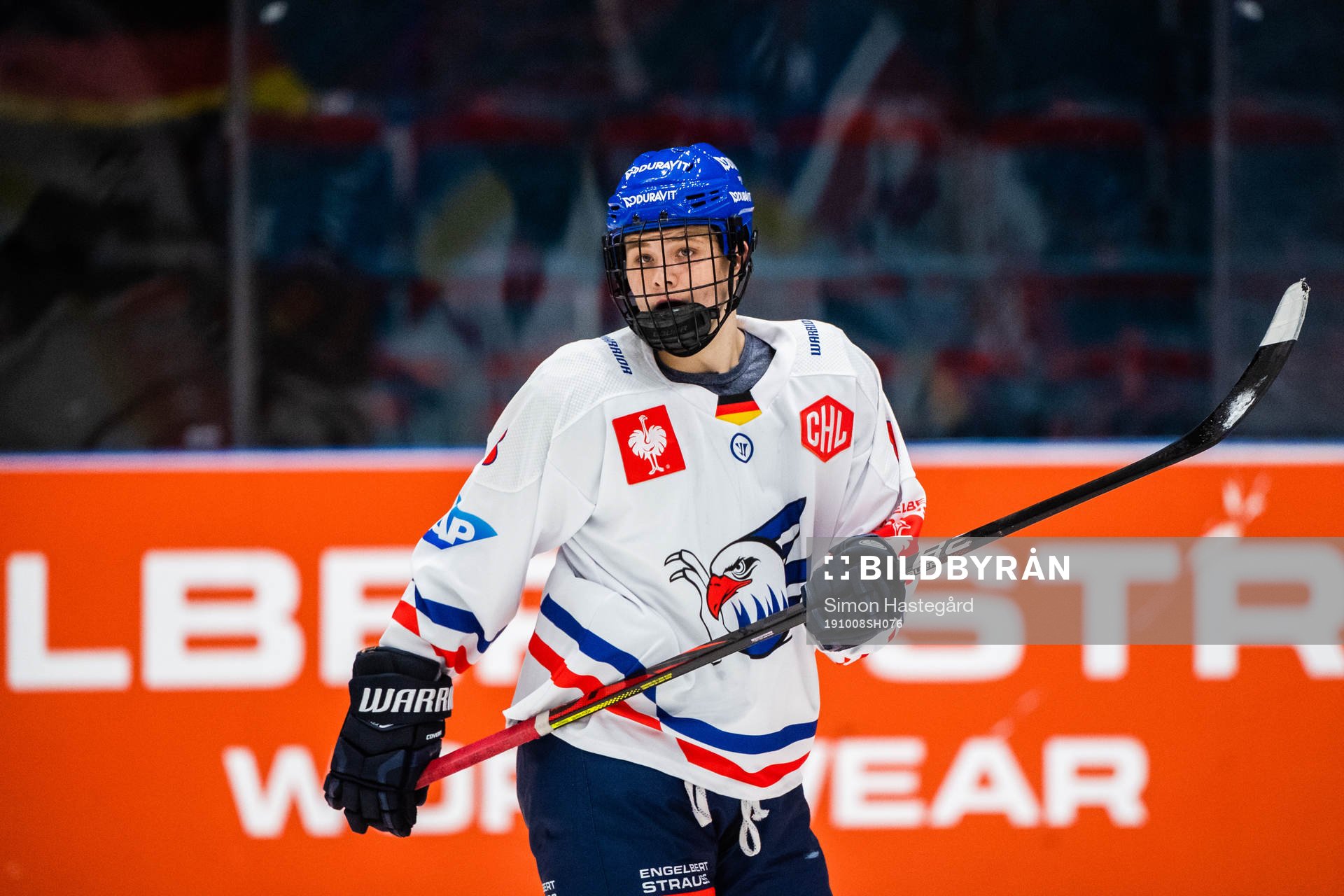 Tim Stützle of Adler Mannheim