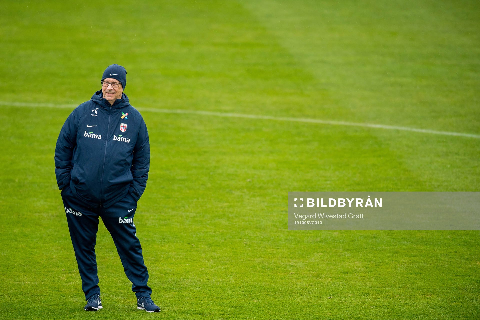 Lars Lagerbäck, head coach of Norway