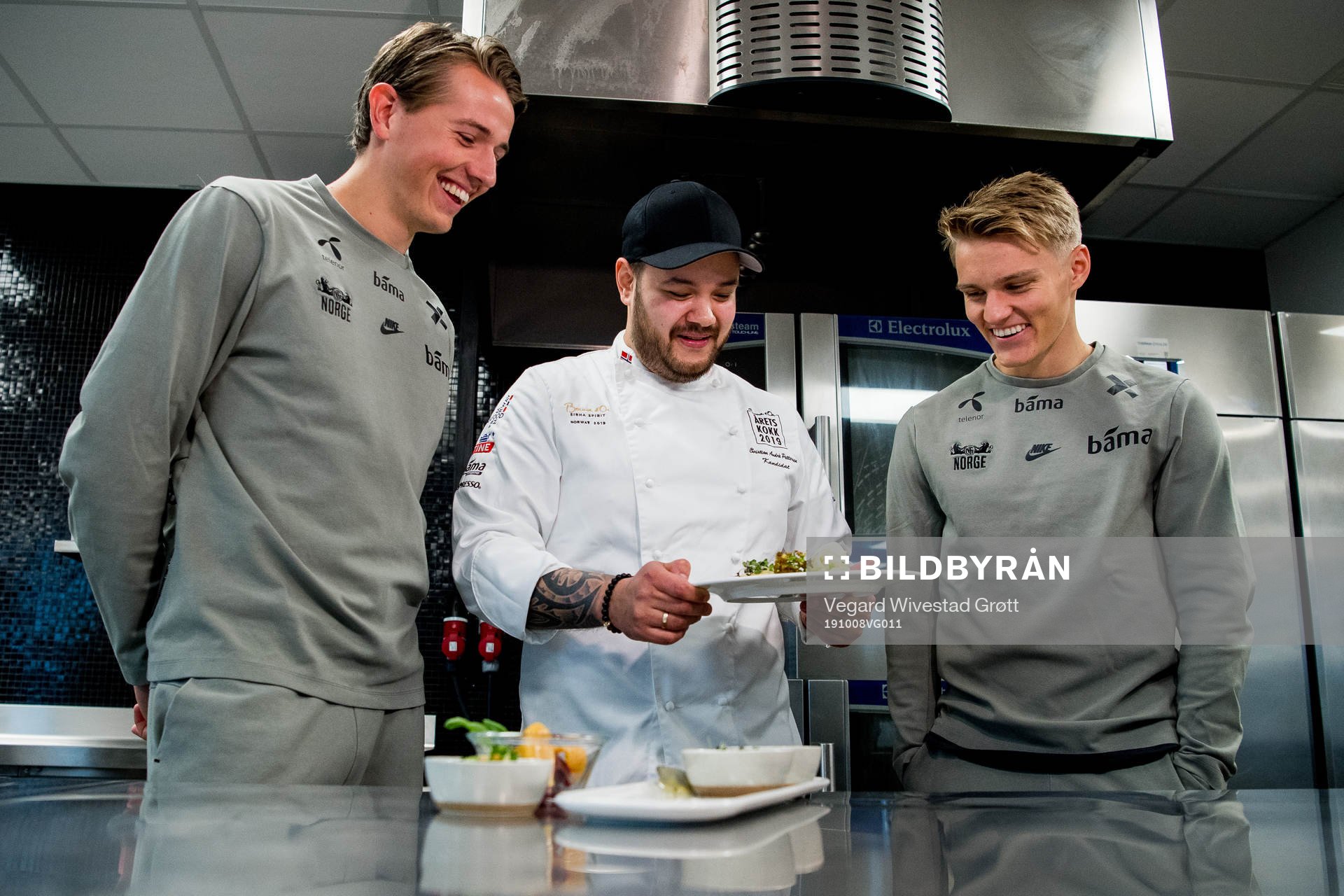 Sander Berge, Christian André Pettersen and Martin