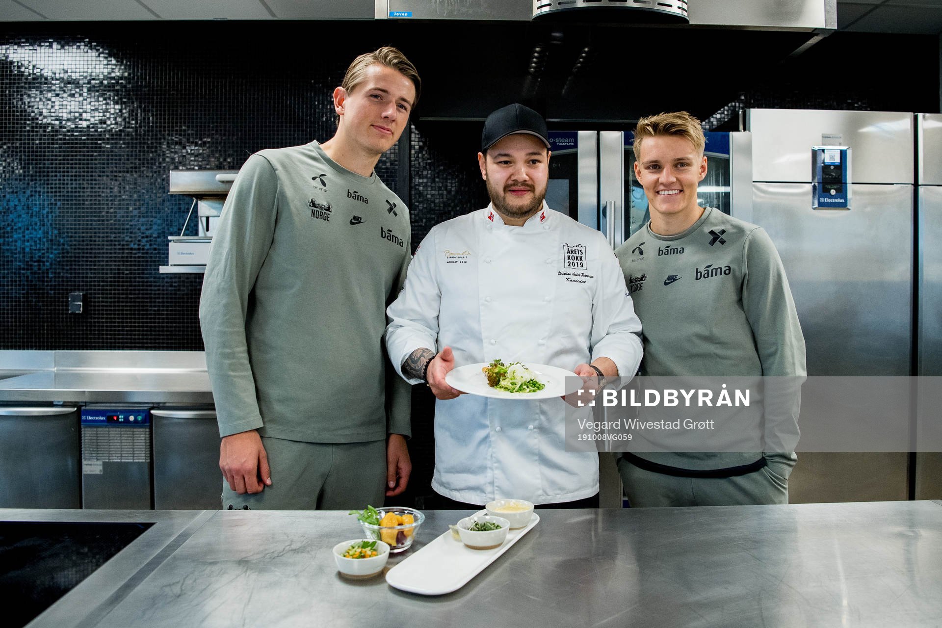 Sander Berge, Christian André Pettersen and Martin