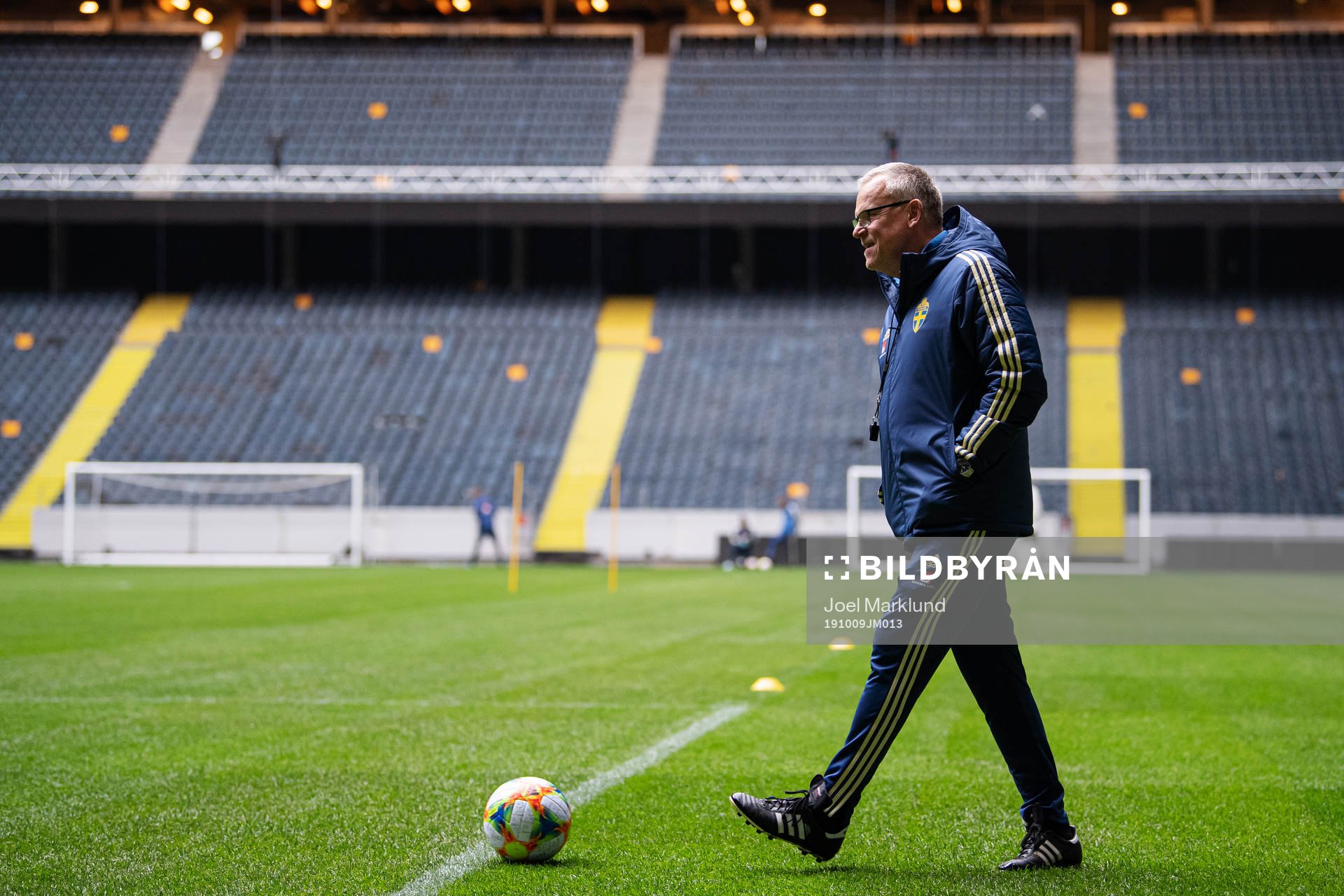 Head coach Janne Andersson of the Swedish national football
