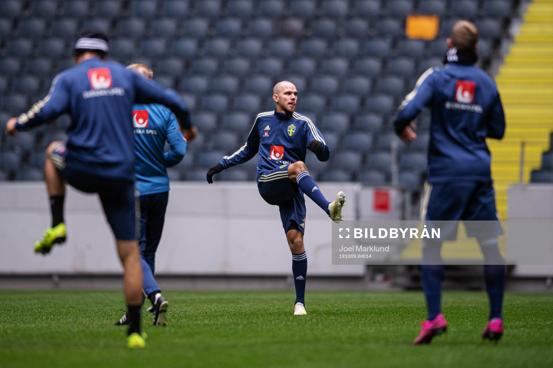 Marcus Danielson of the Swedish national football team
