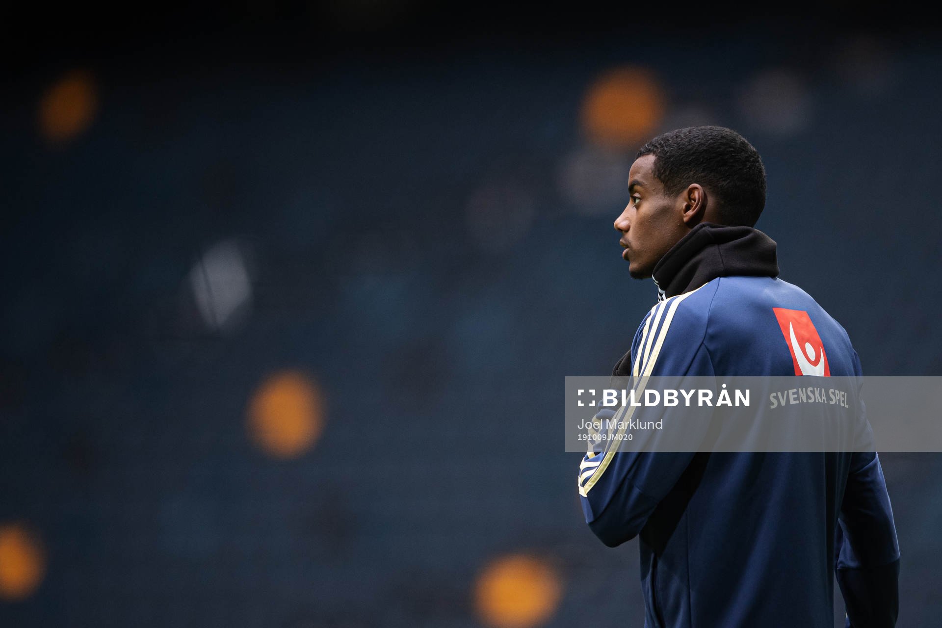 Alexander Isak of the Swedish national football team