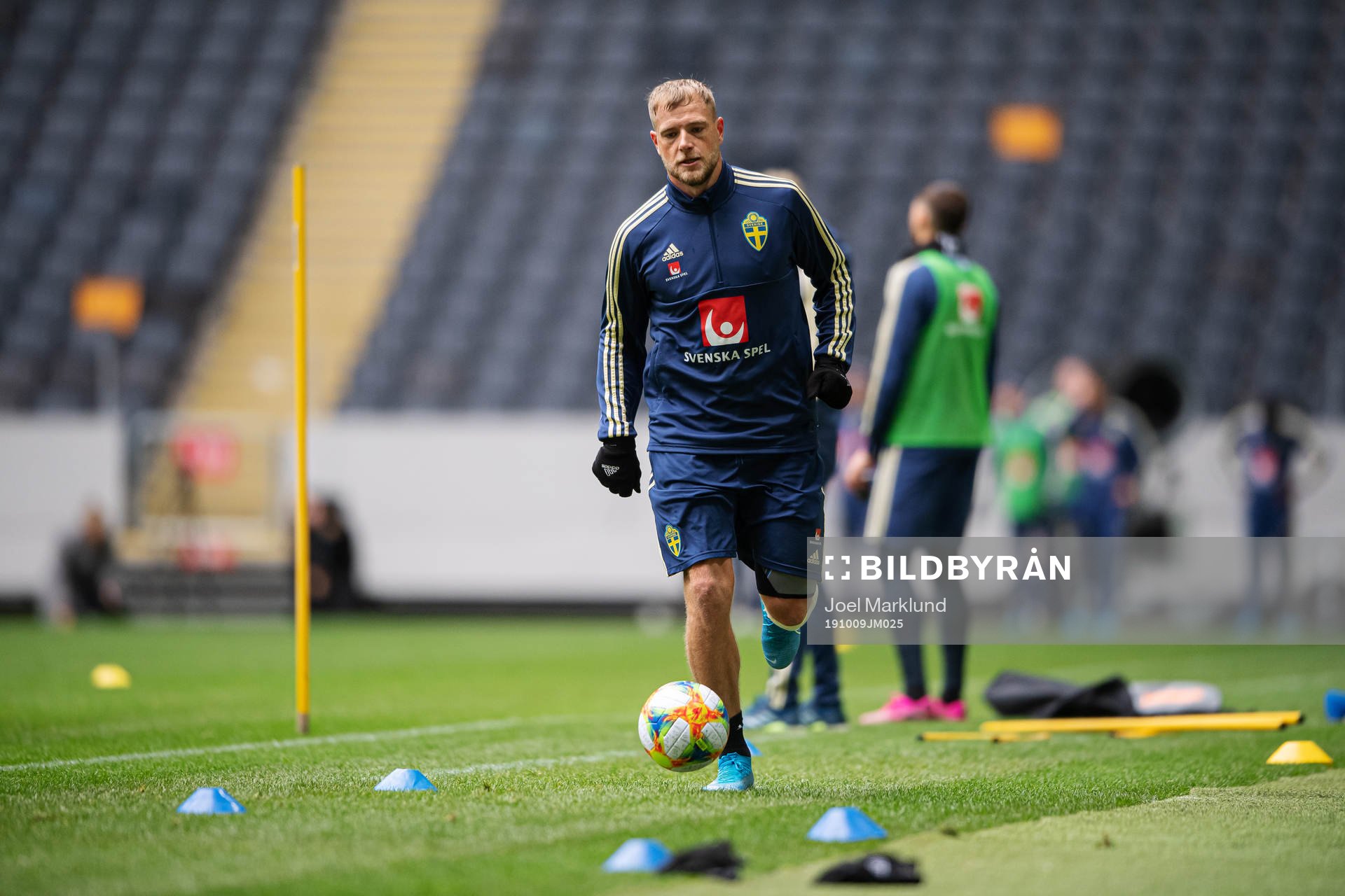 John Guidetti of the Swedish national football team