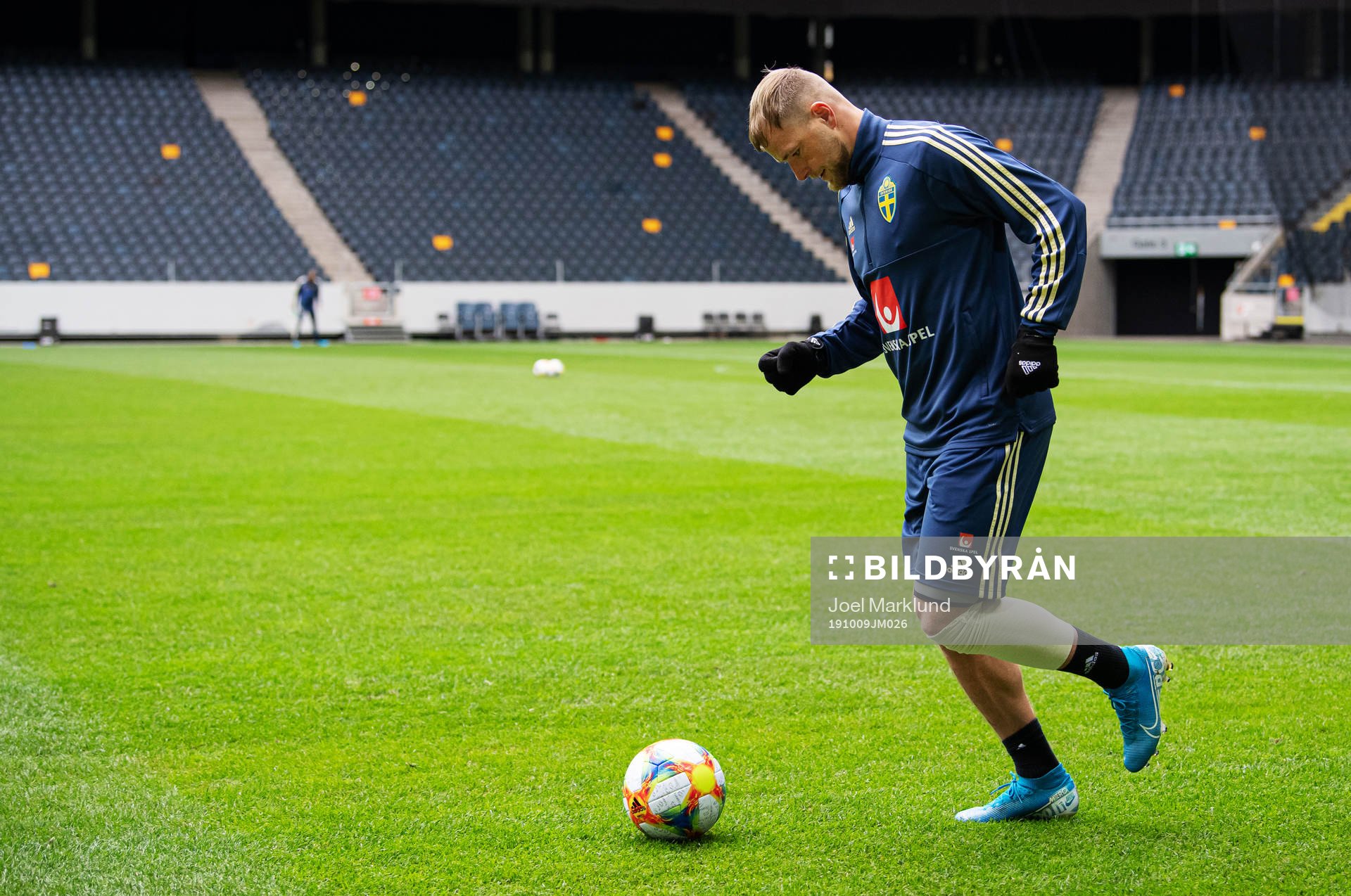 John Guidetti of the Swedish national football team