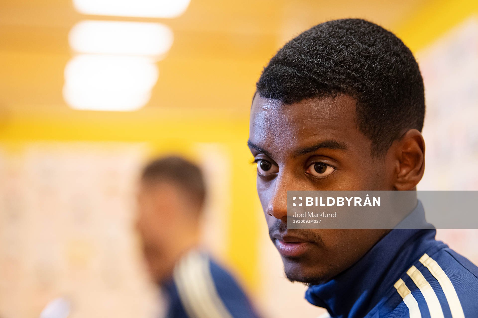 Alexander Isak of the Swedish national football team