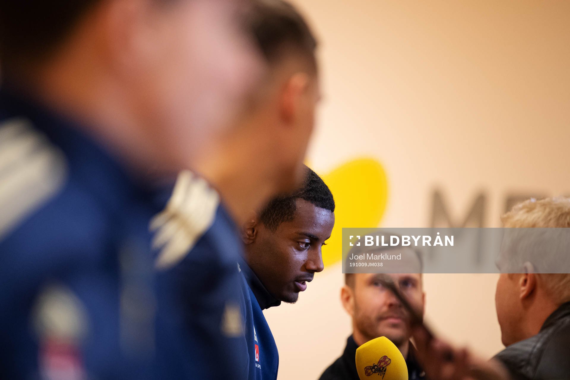 Alexander Isak of the Swedish national football team
