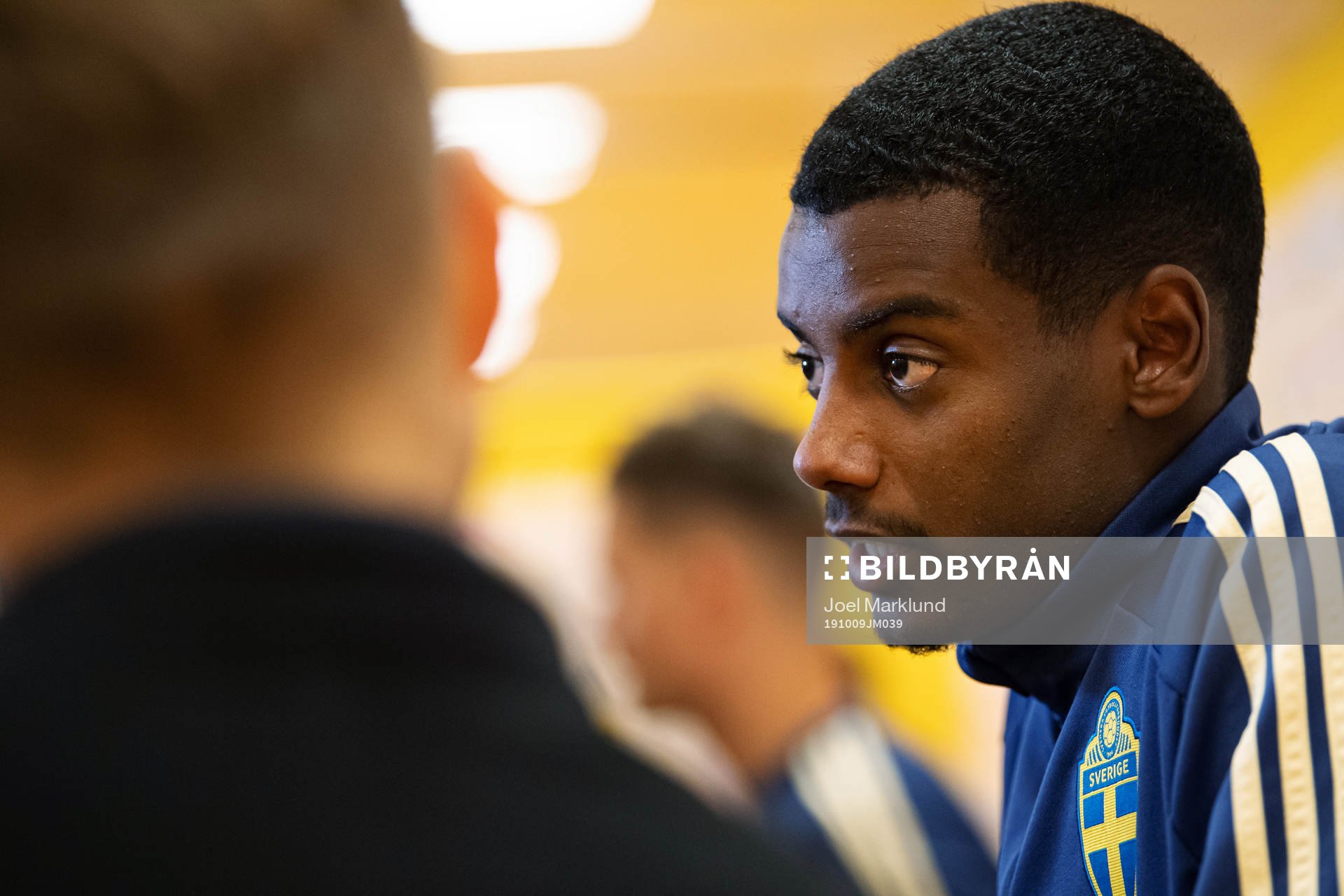 Alexander Isak of the Swedish national football team