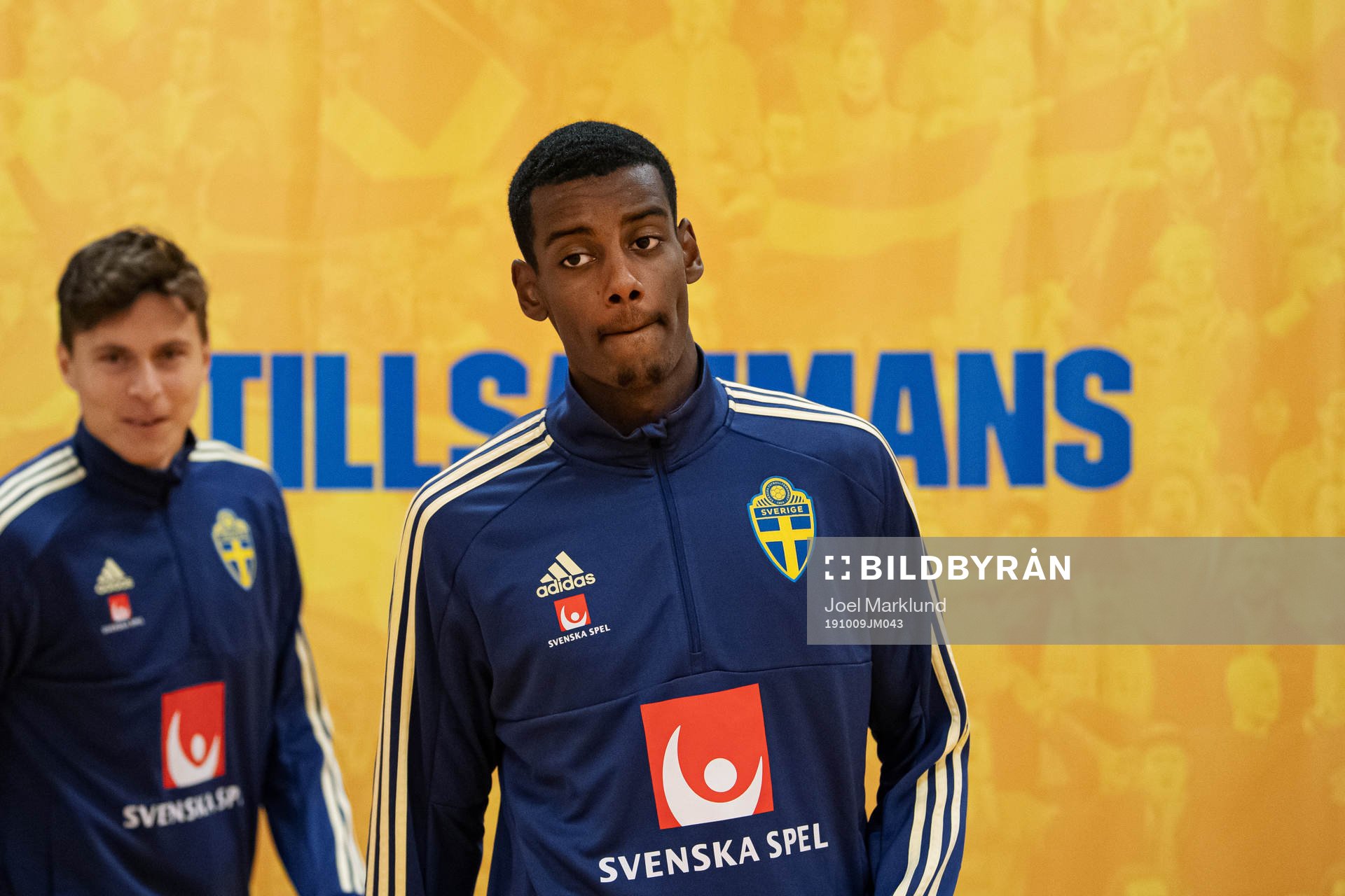 Alexander Isak of the Swedish national football team