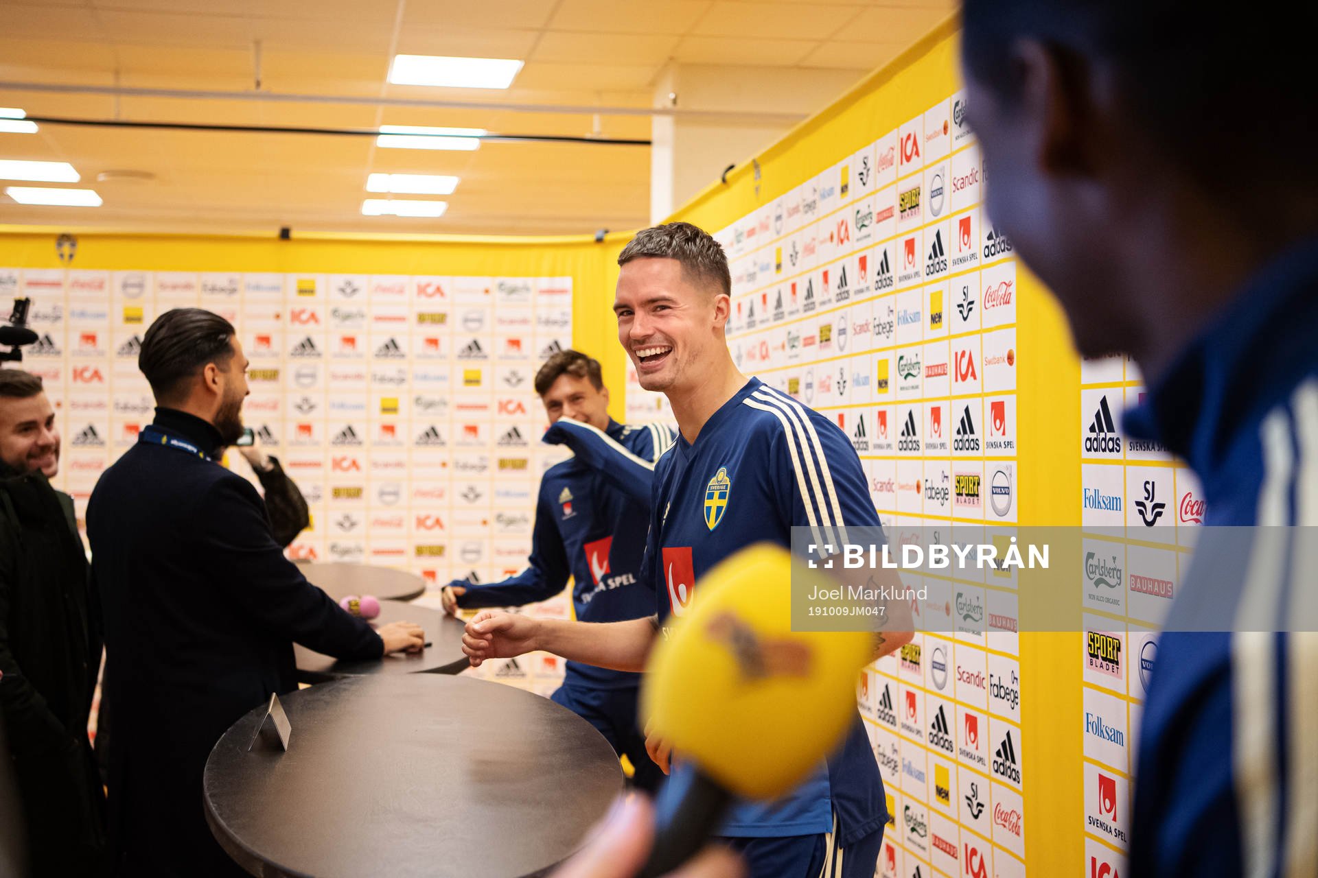 Mikael Lustig of the Swedish national football team