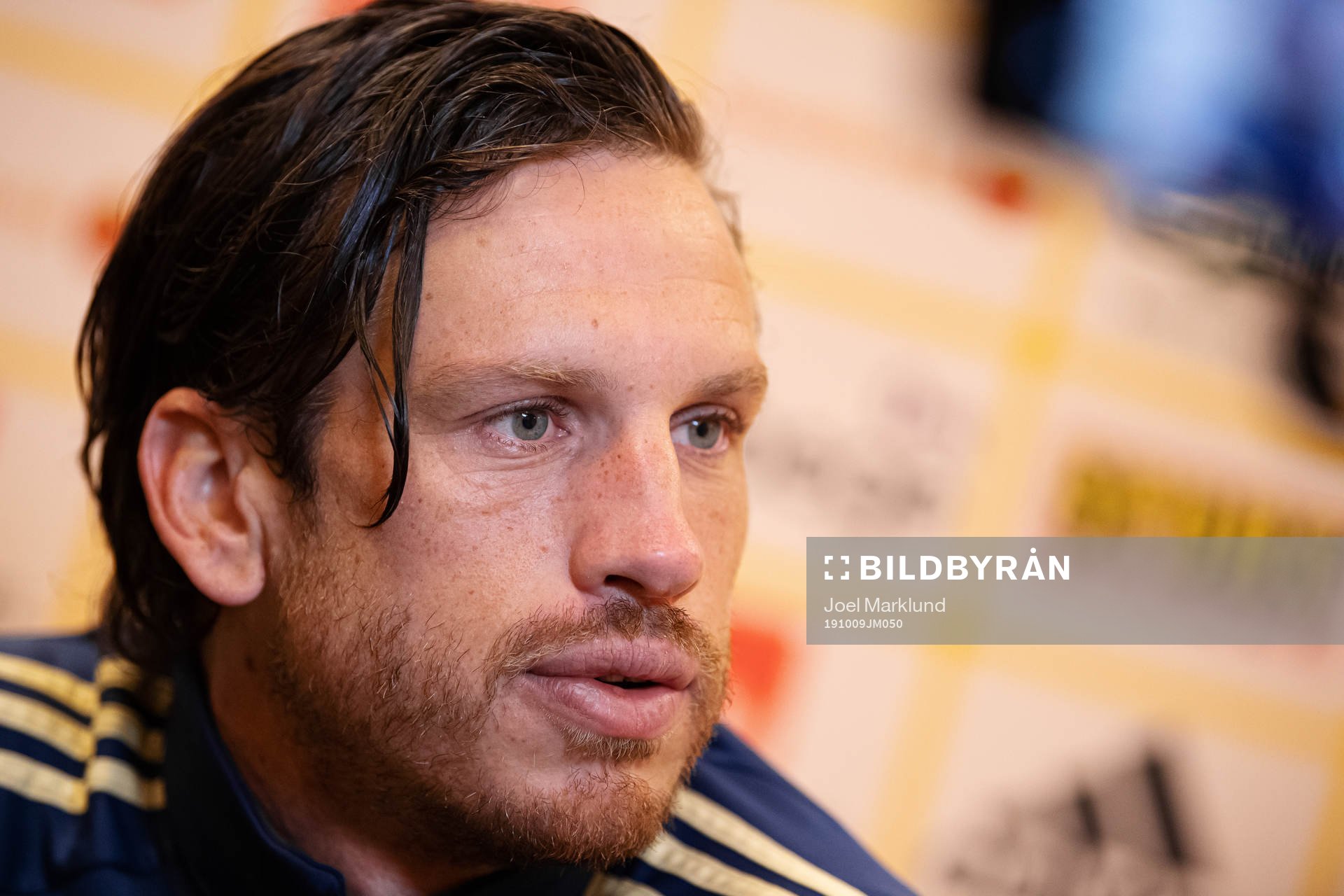 Gustav Svensson of the Swedish national football team