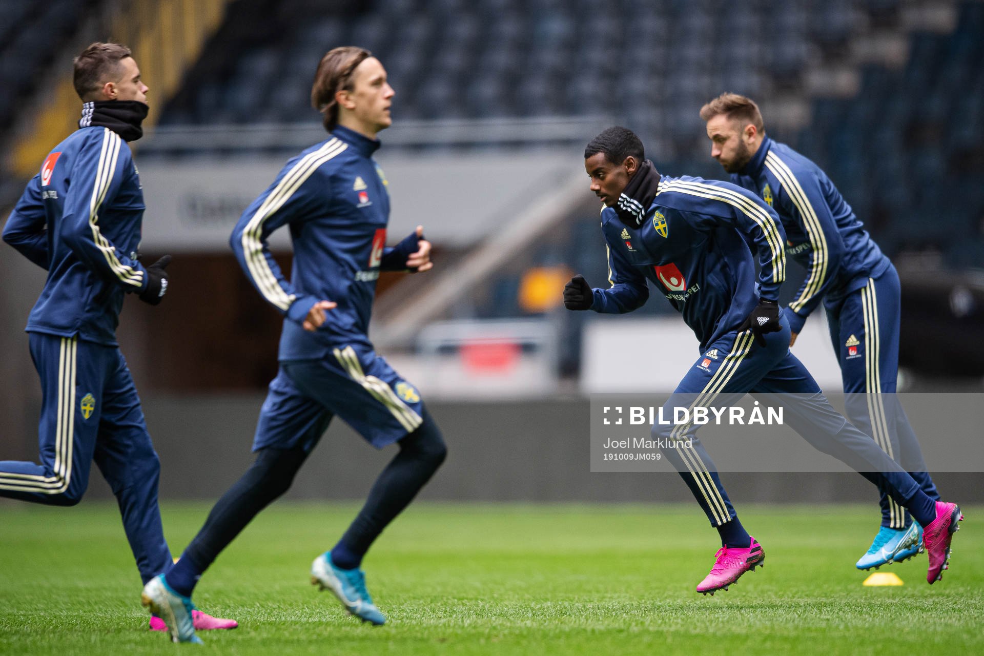 Alexander Isak of the Swedish national football team