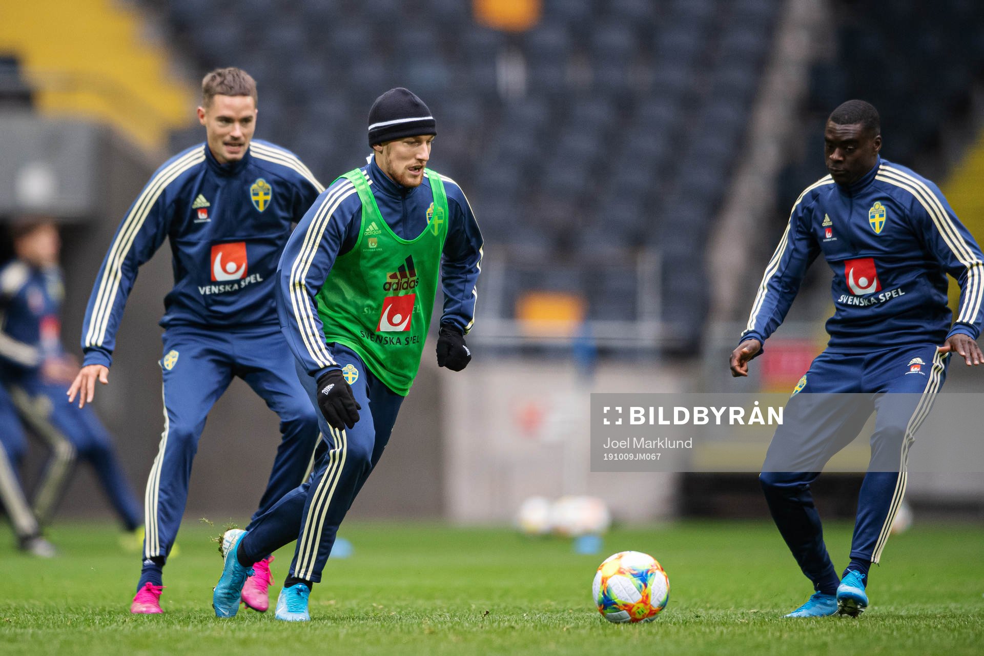 Emil Forsberg and Ken Sema of the Swedish national football