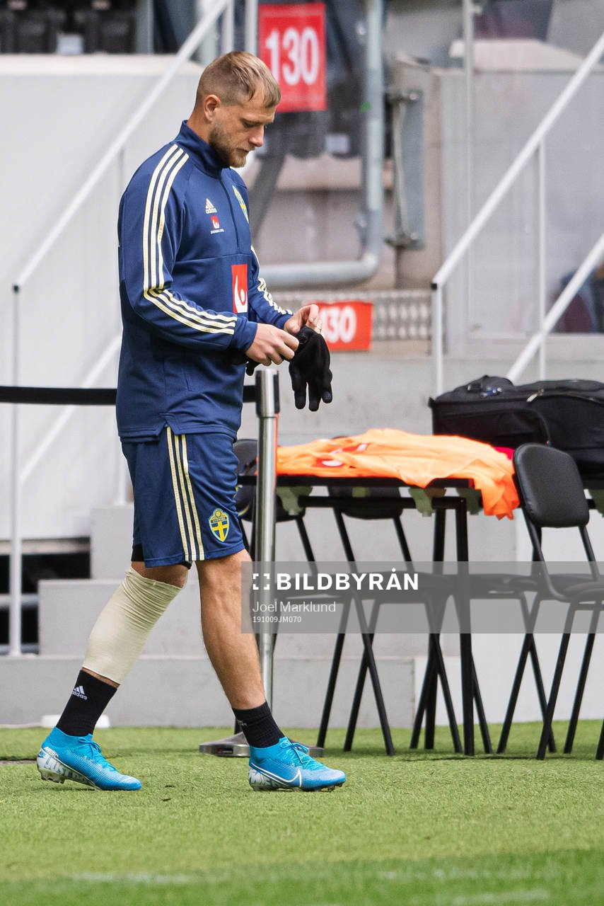 John Guidetti of the Swedish national football team