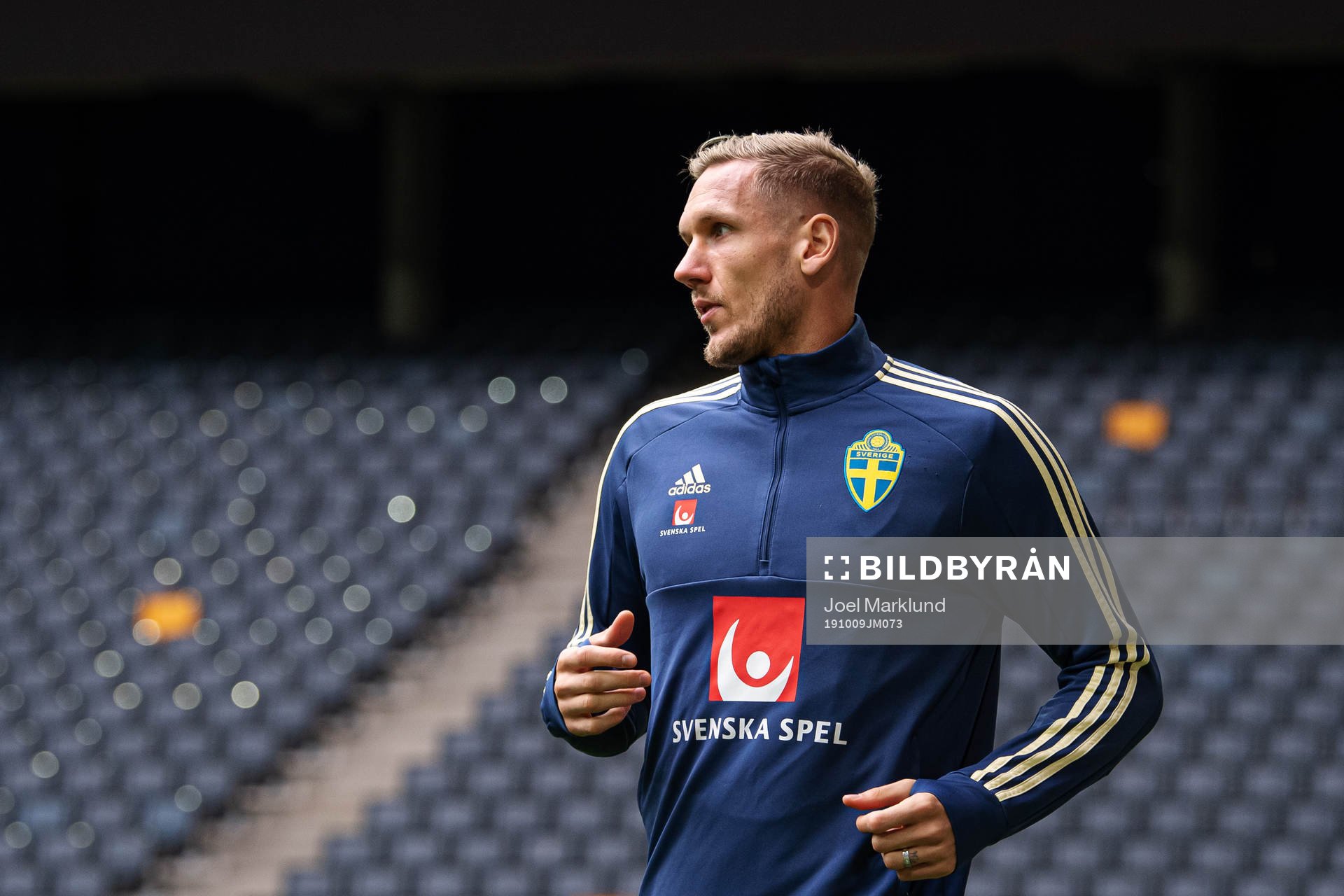 Robin Olsen of the Swedish national football team