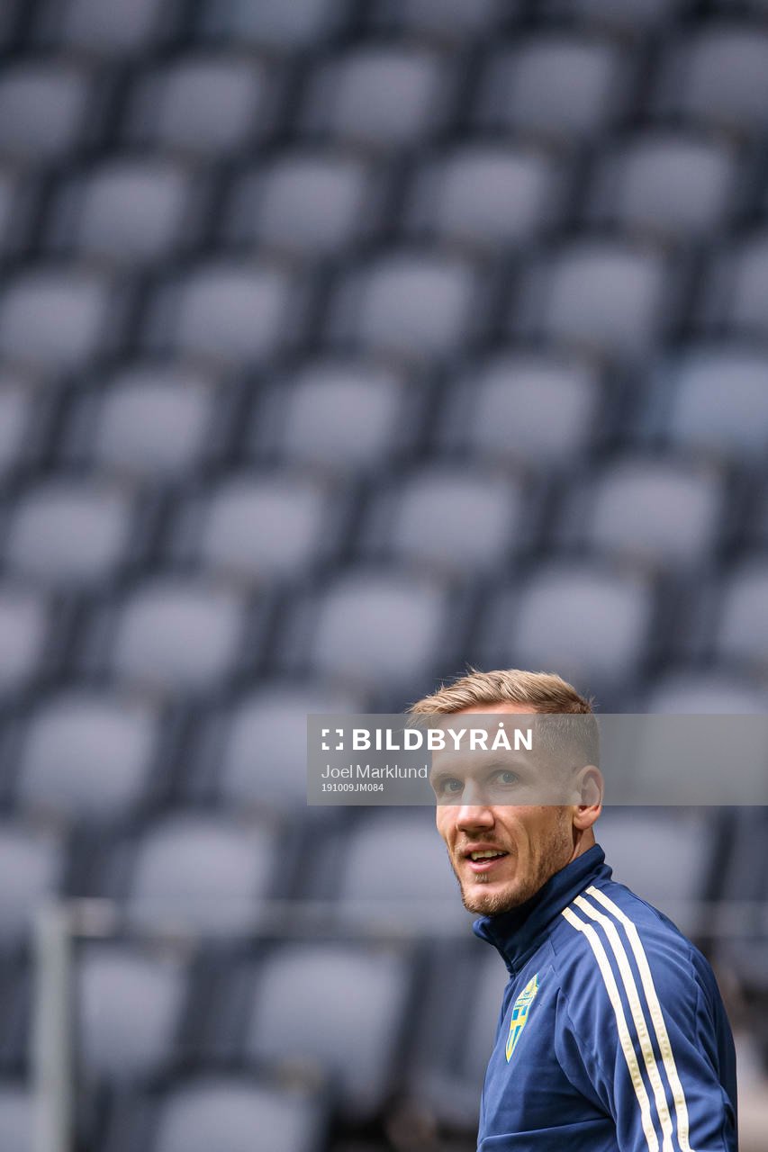 Robin Olsen of the Swedish national football team
