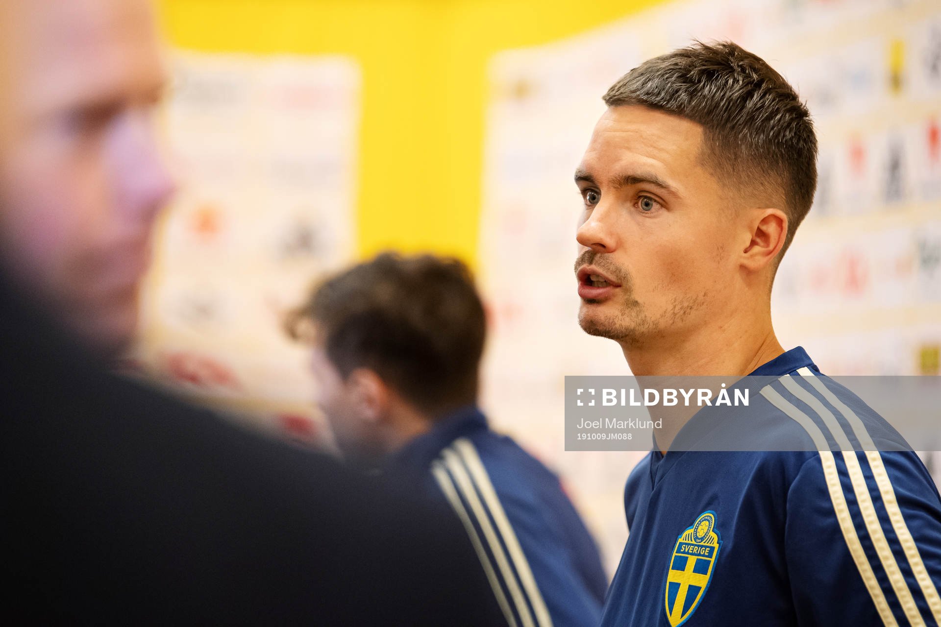 Mikael Lustig of the Swedish national football team