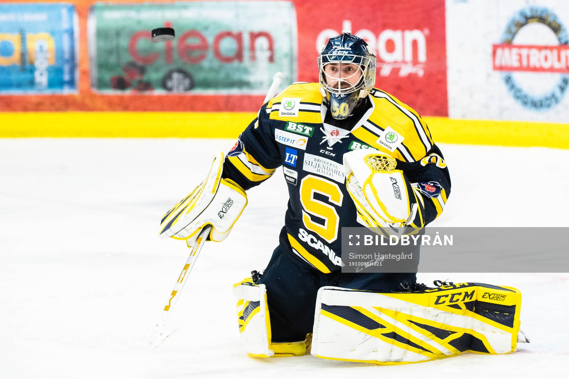 Södertäljes målvakt Alexander Sahlin
