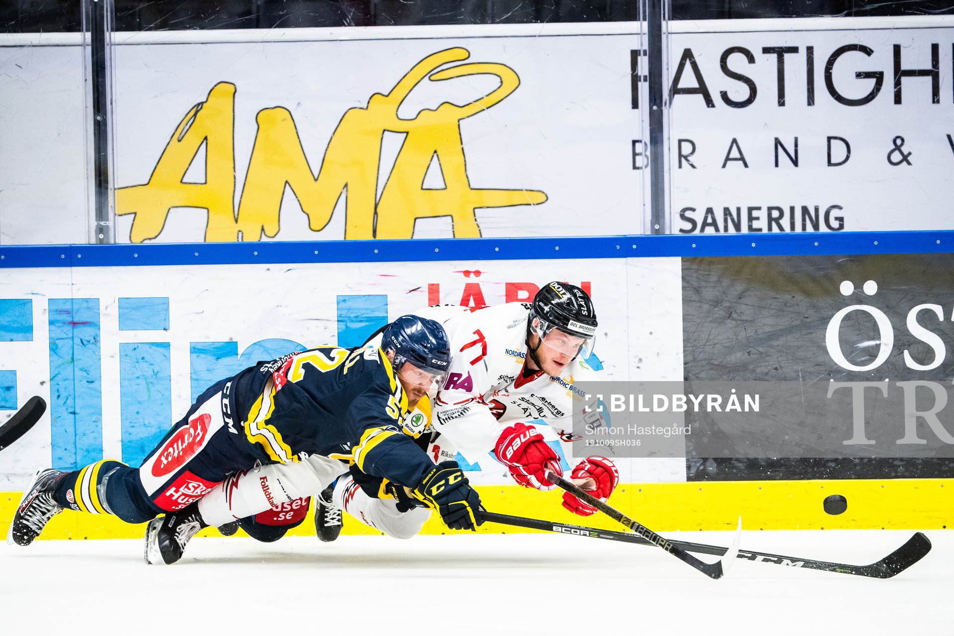 Christoffer Liljewall och Vita Hästens Jacob Spångberg