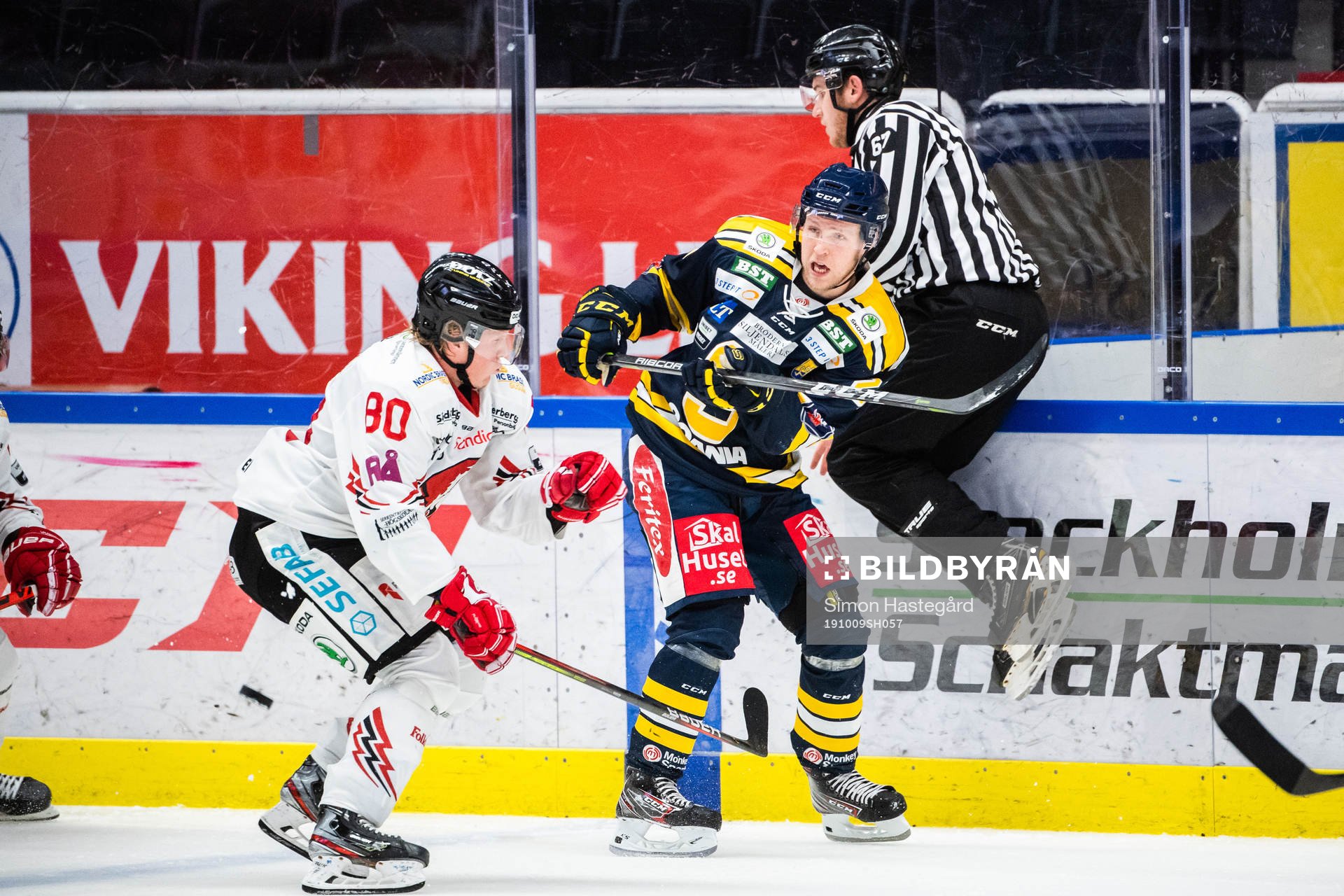 Vita Hästens Anton Johansson och Södertäljes Christoffer