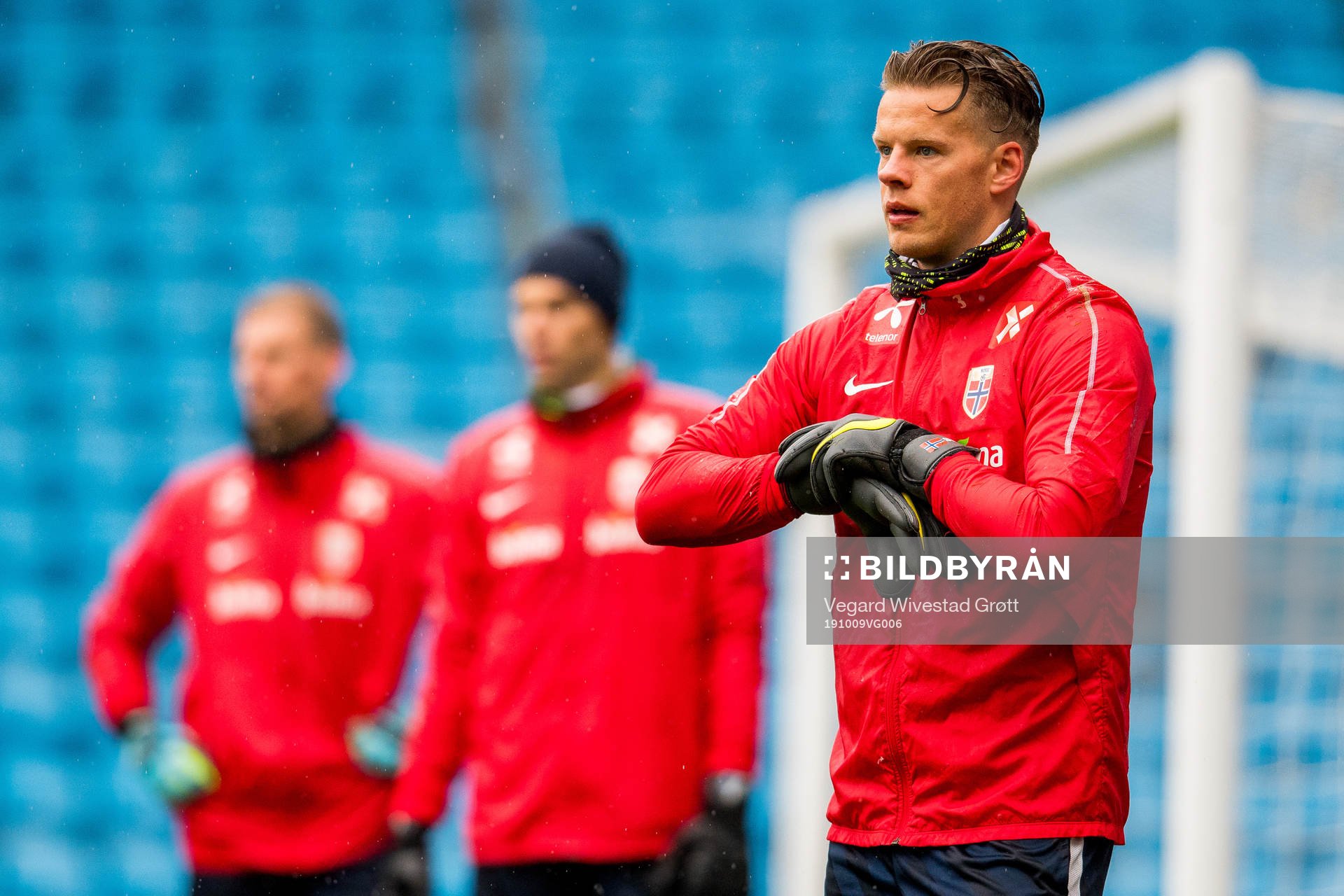 Goalkeeper Ørjan Nyland of Norway