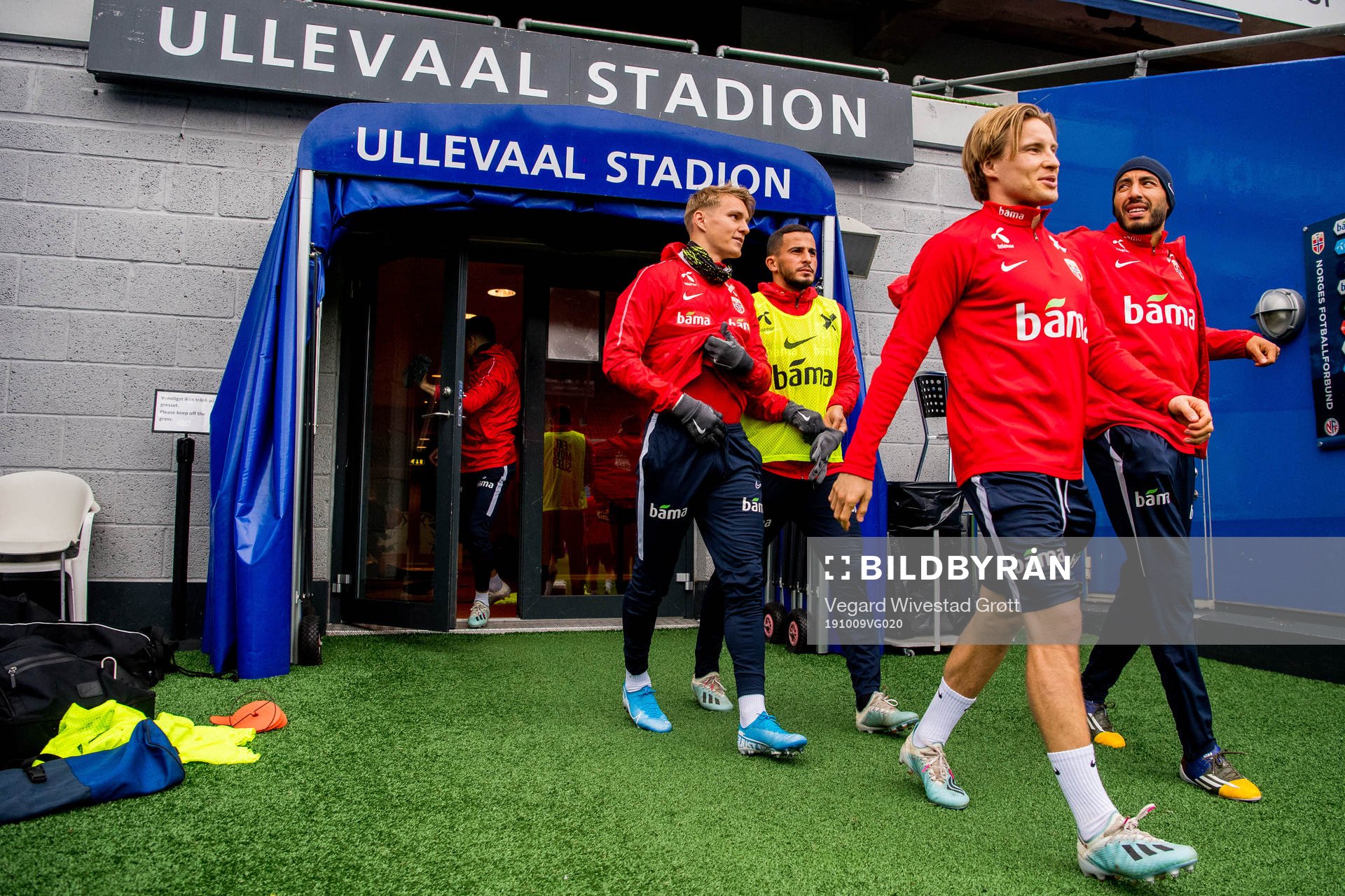 Martin Ødegaard, Omar Elabdellaoui, Jonas Svensson and