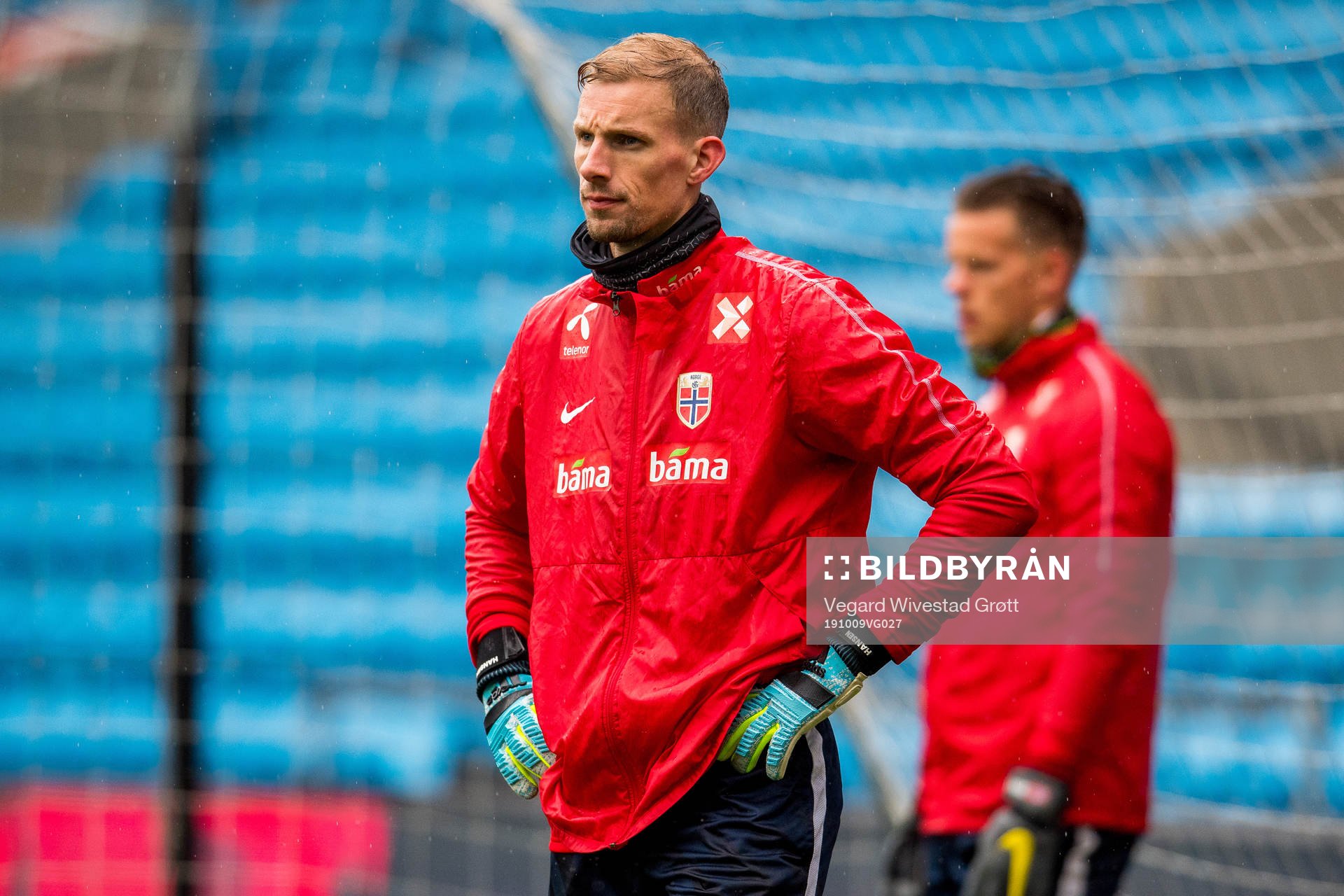 Goalkeeper André Hansen of Norway