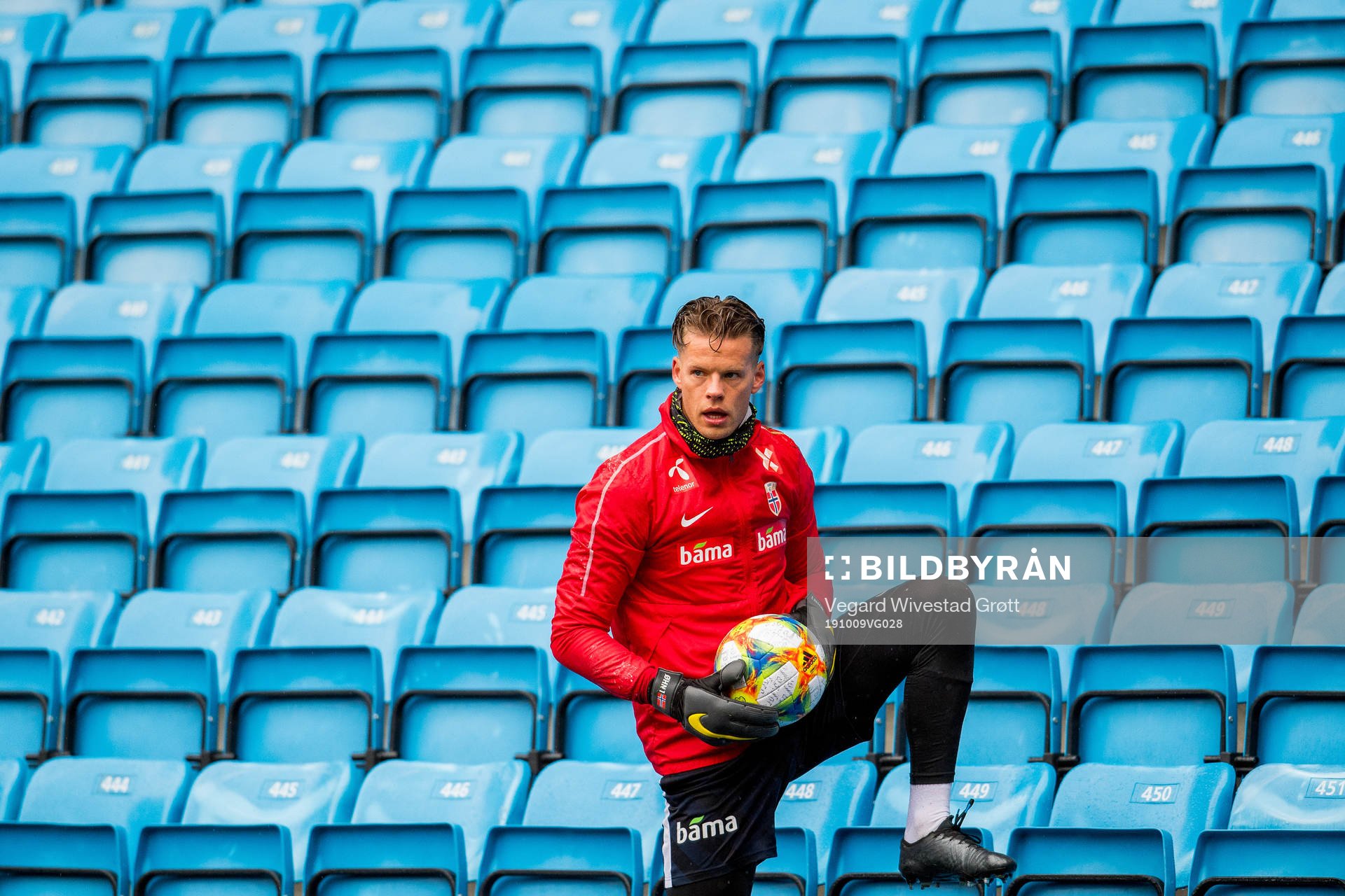 Goalkeeper Ørjan Nyland of Norway