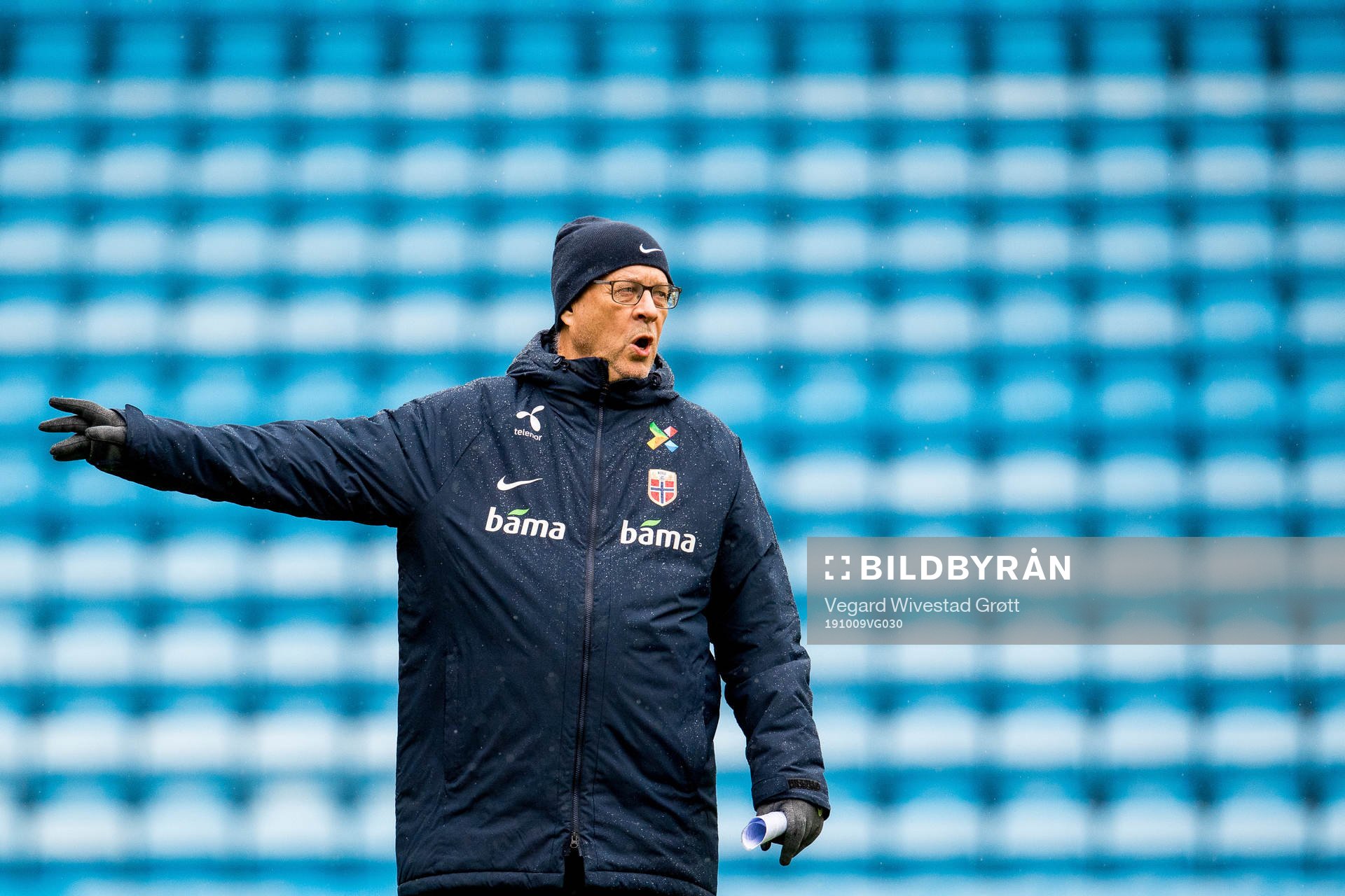 Lars Lagerbäck, head coach of Norway