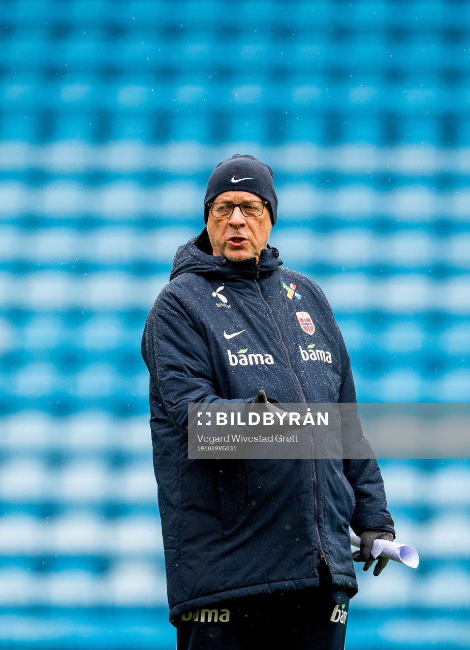 Lars Lagerbäck, head coach of Norway