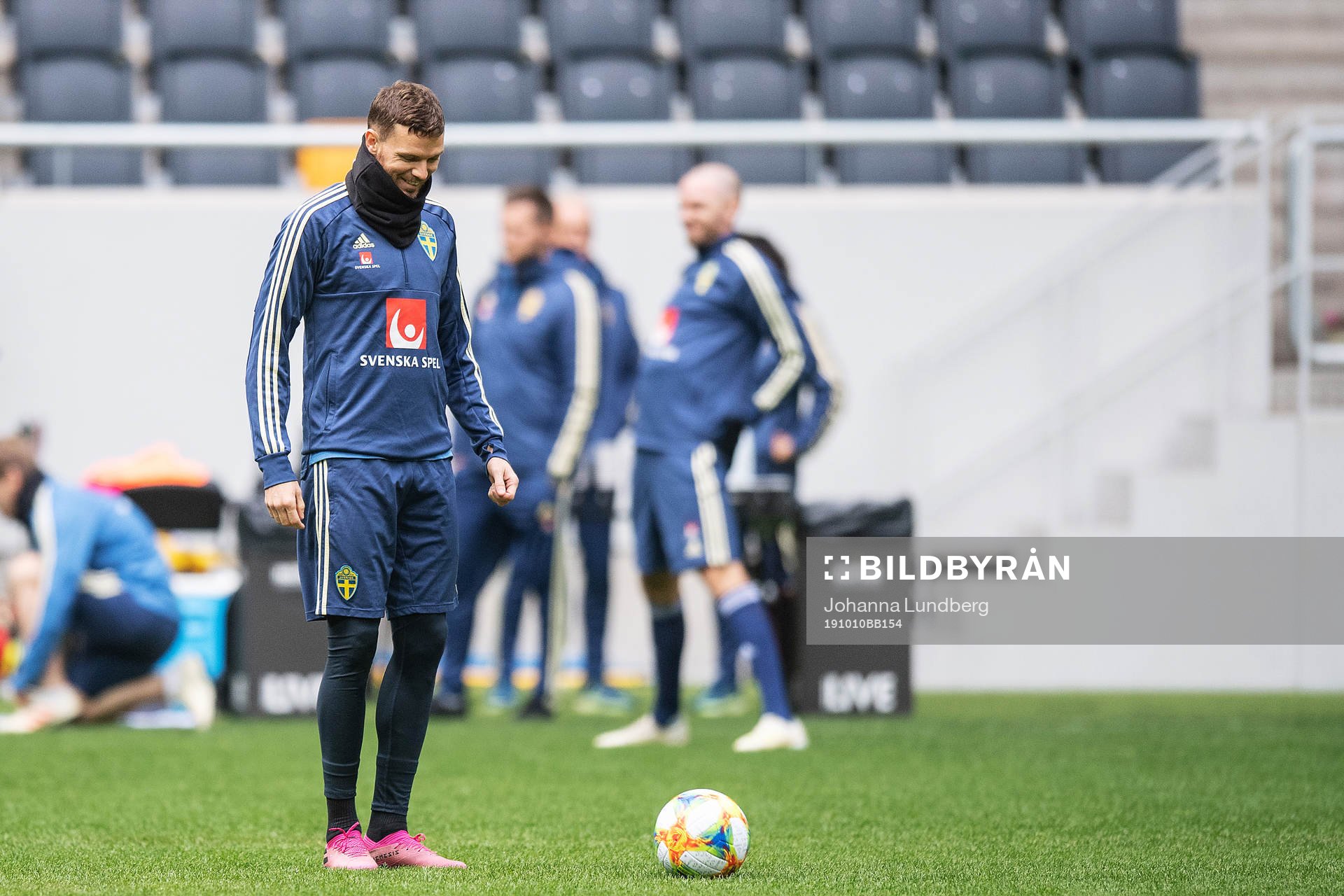 Marcus Berg of the Swedish national football team