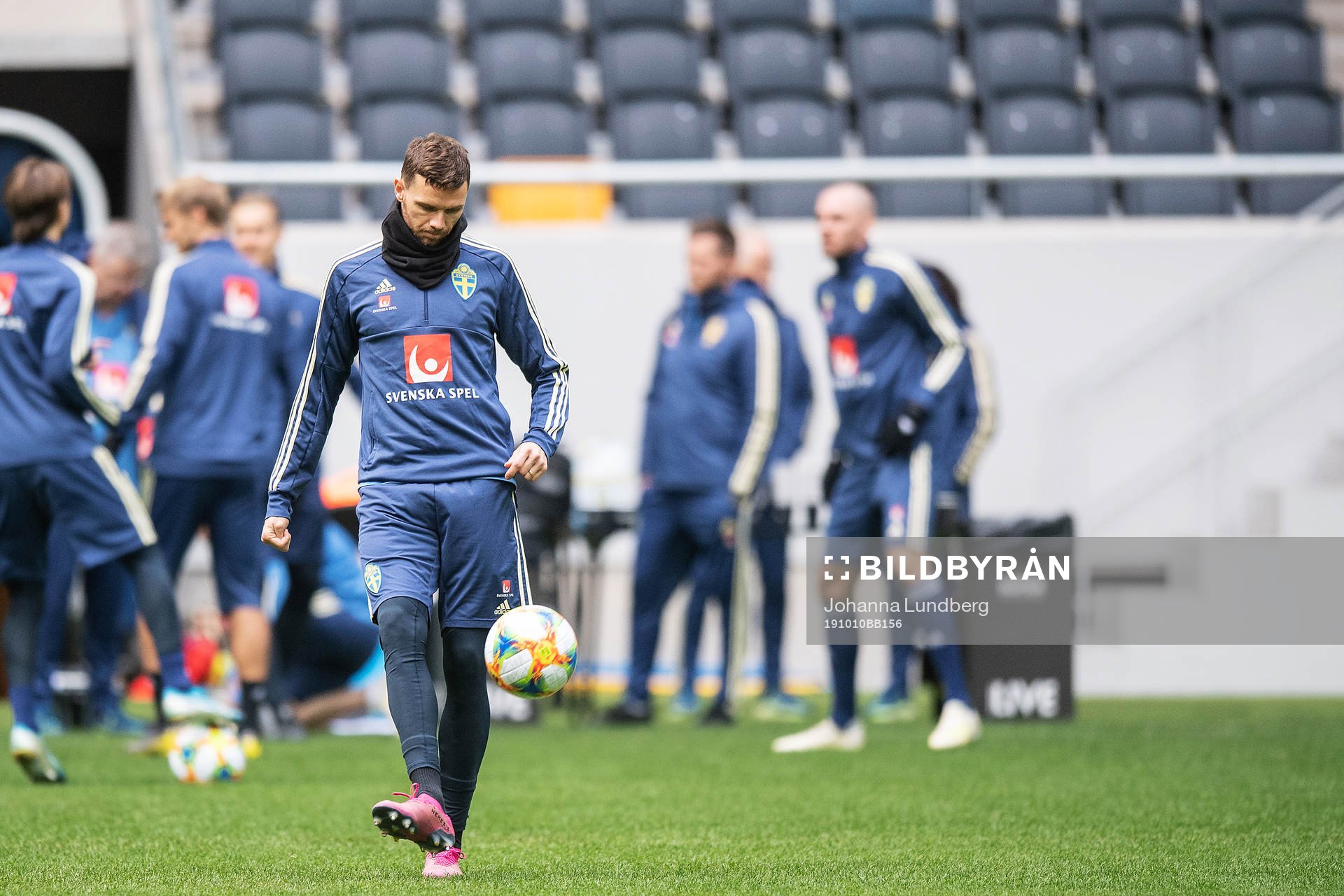 Marcus Berg of the Swedish national football team