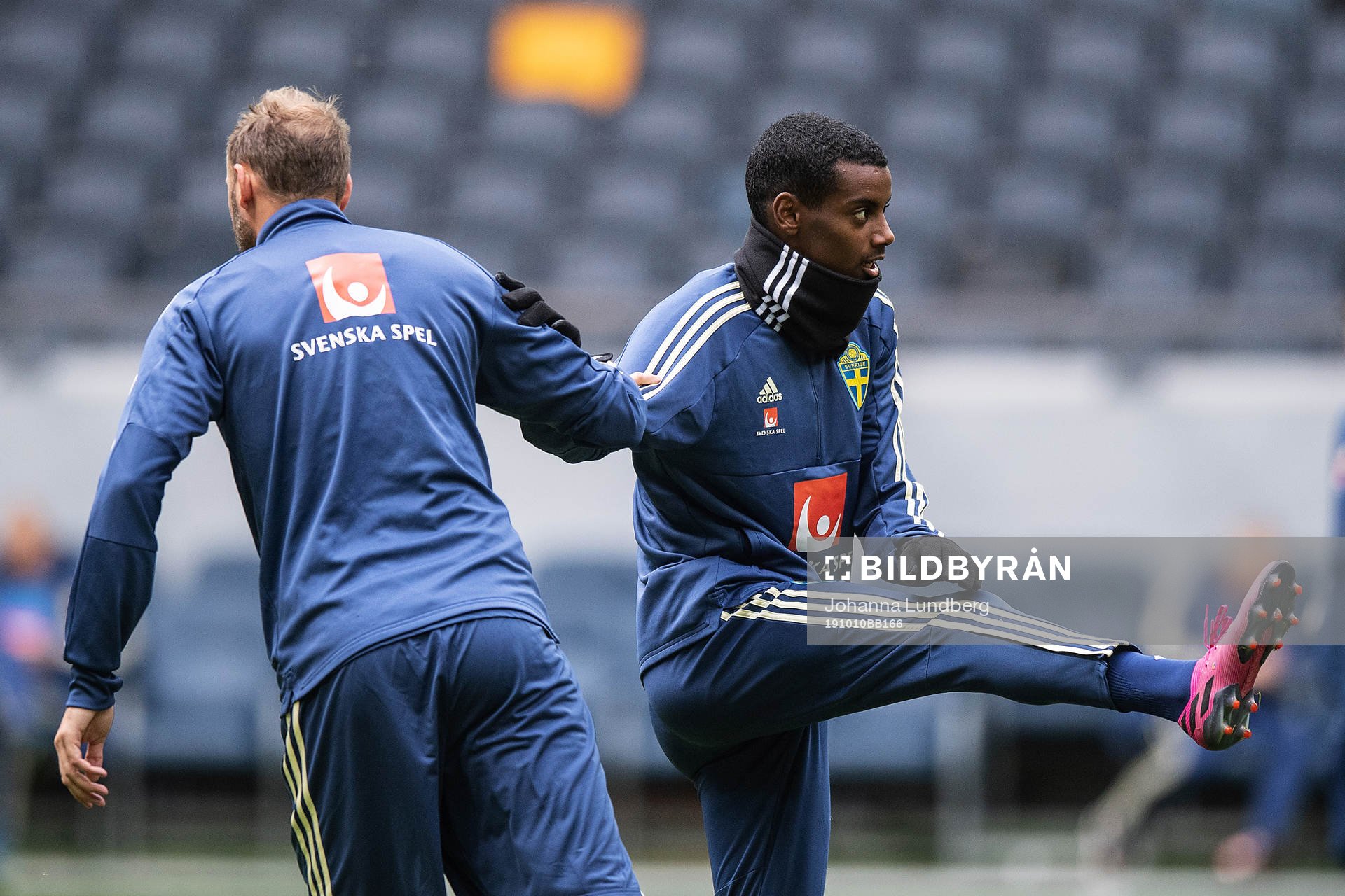Alexander Isak of the Swedish national football team