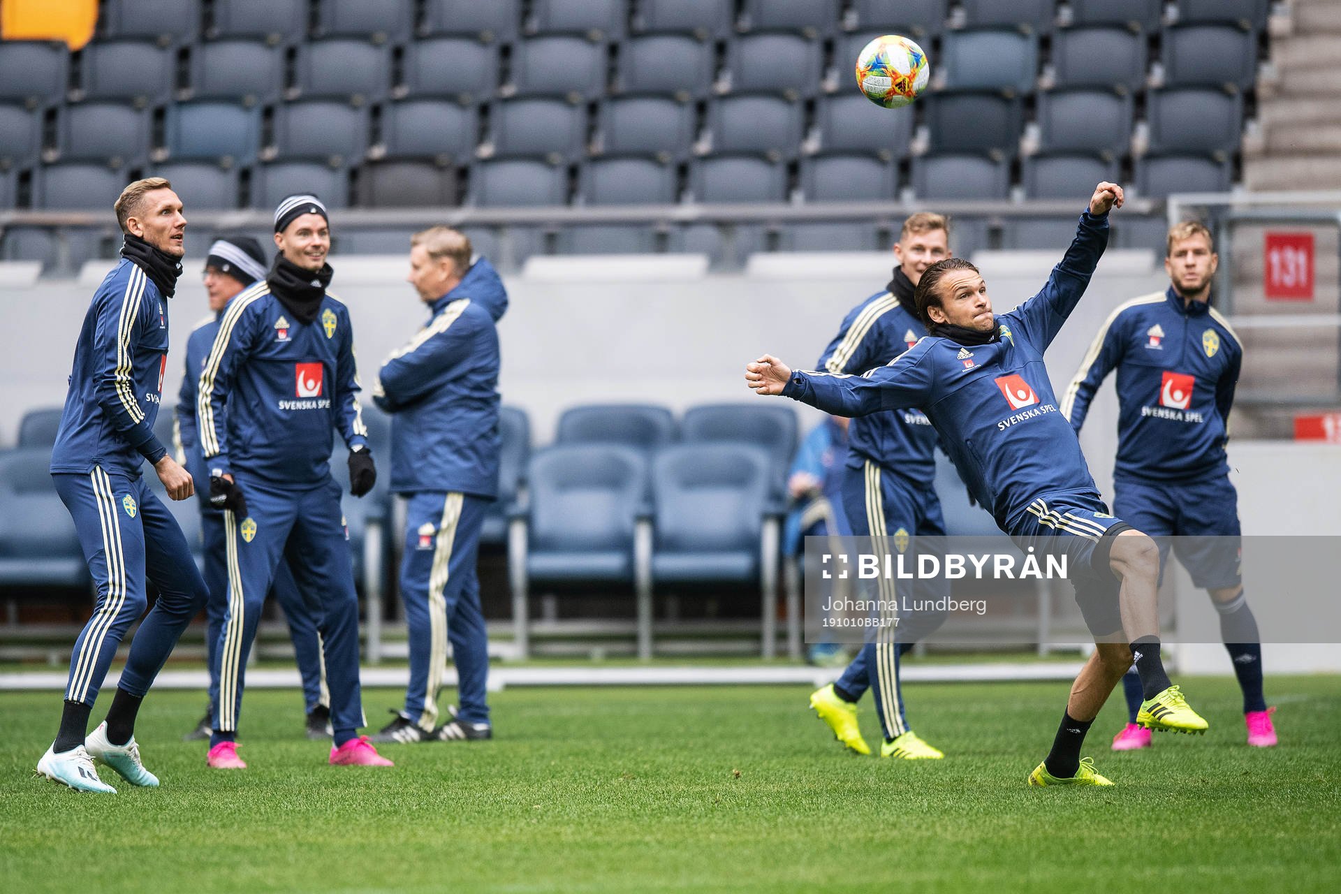 Goalkeeper Robin Olsen, Mikael Lustig, Emil Krafth,