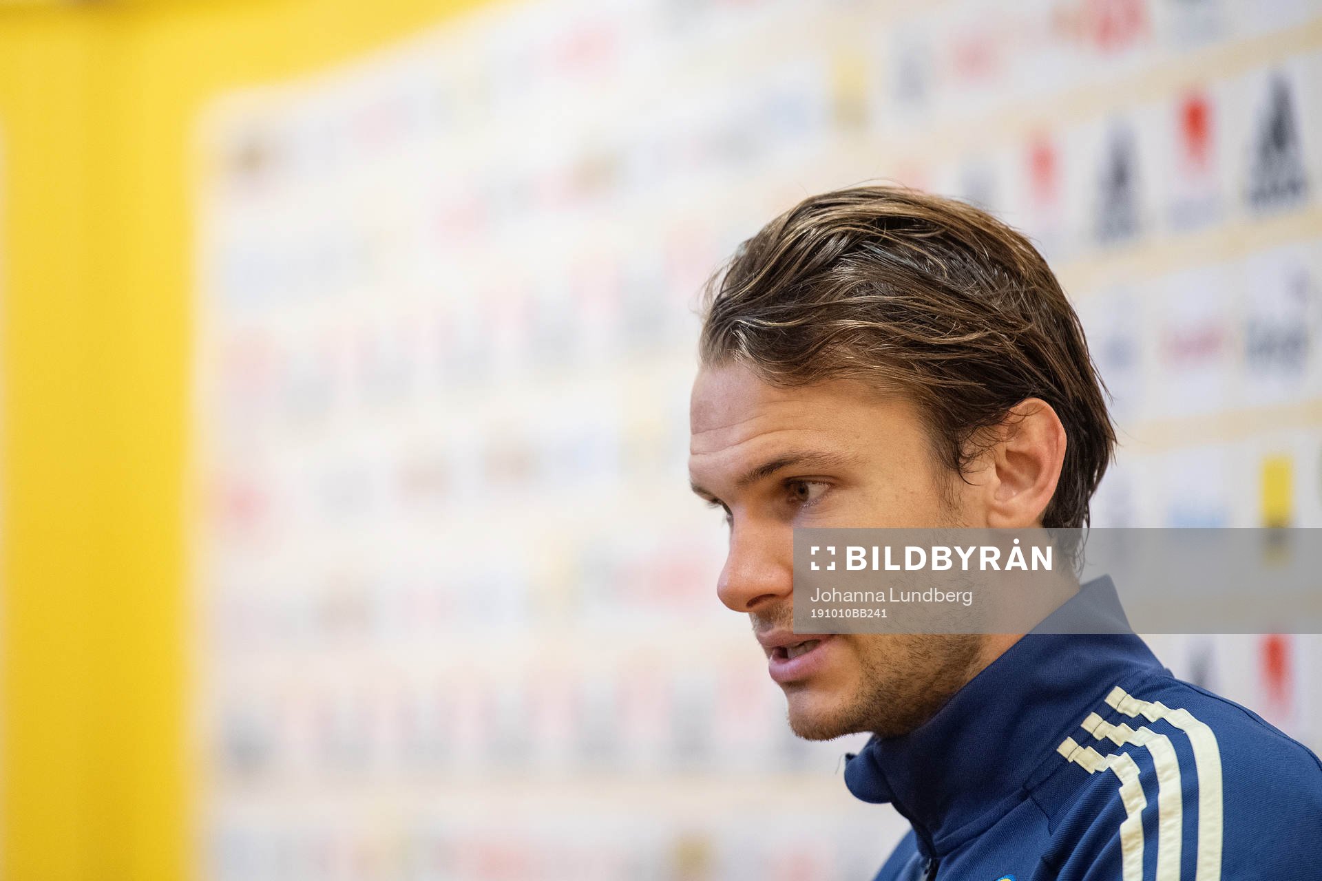 Albin Ekdal of the Swedish national football team