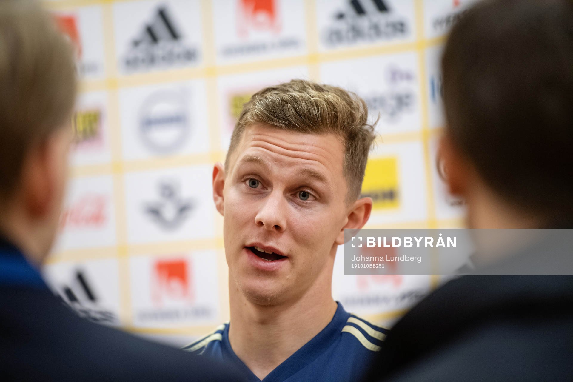 Emil Krafth of the Swedish national football team