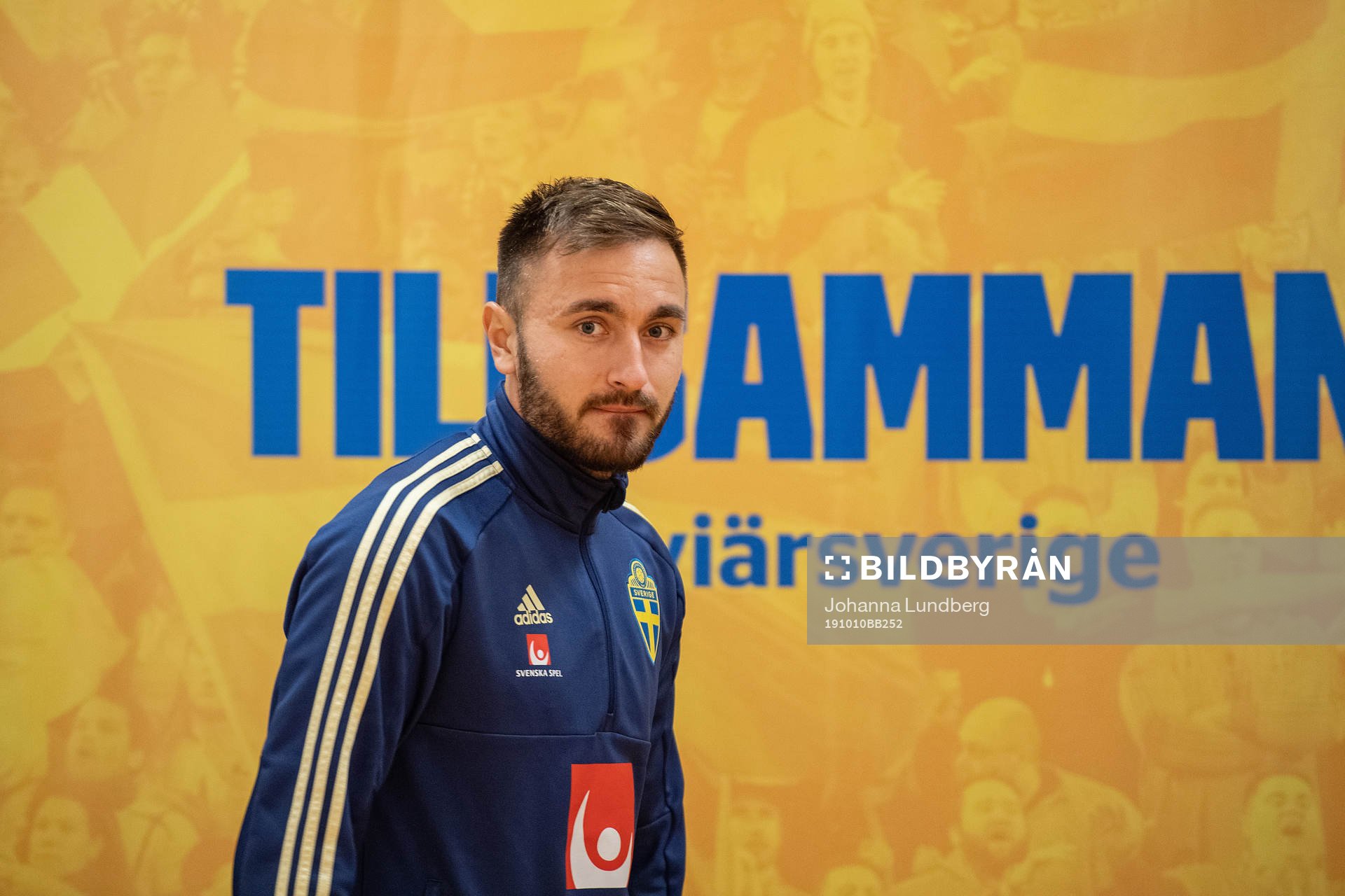 Muamer Tankovic of the Swedish national football team