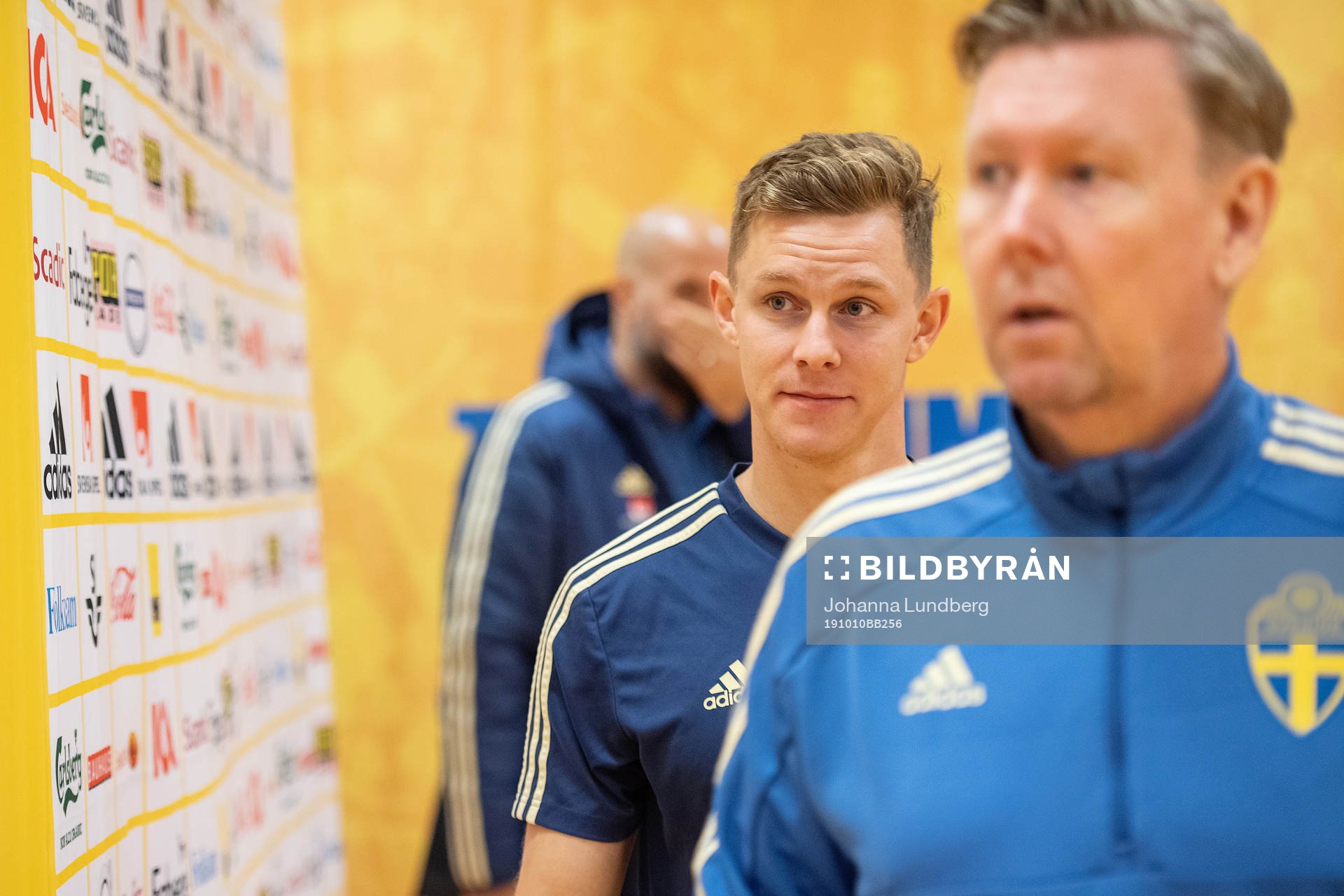 Emil Krafth and assistant coach Peter Wettergren of the