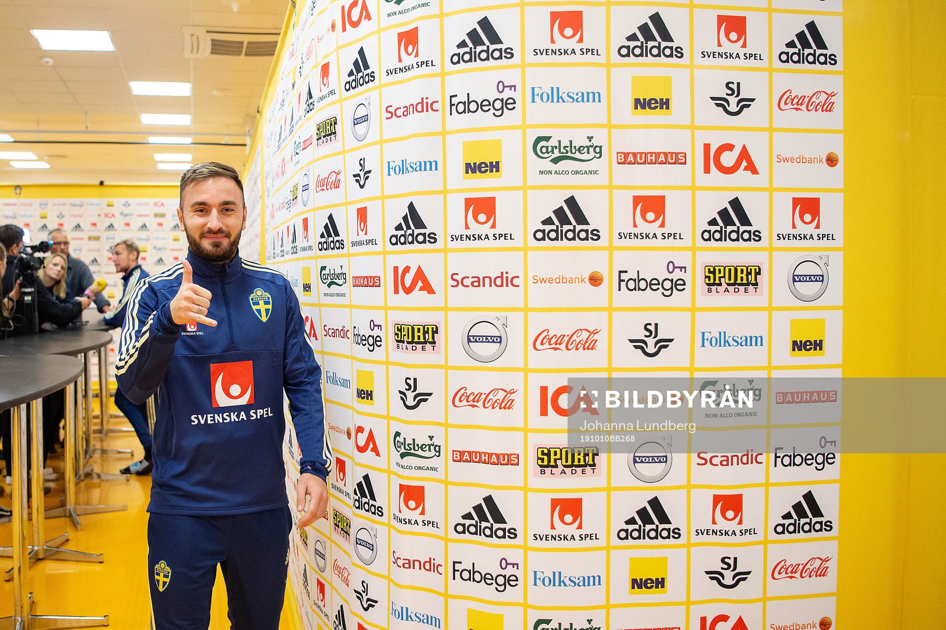 Muamer Tankovic of the Swedish national football team
