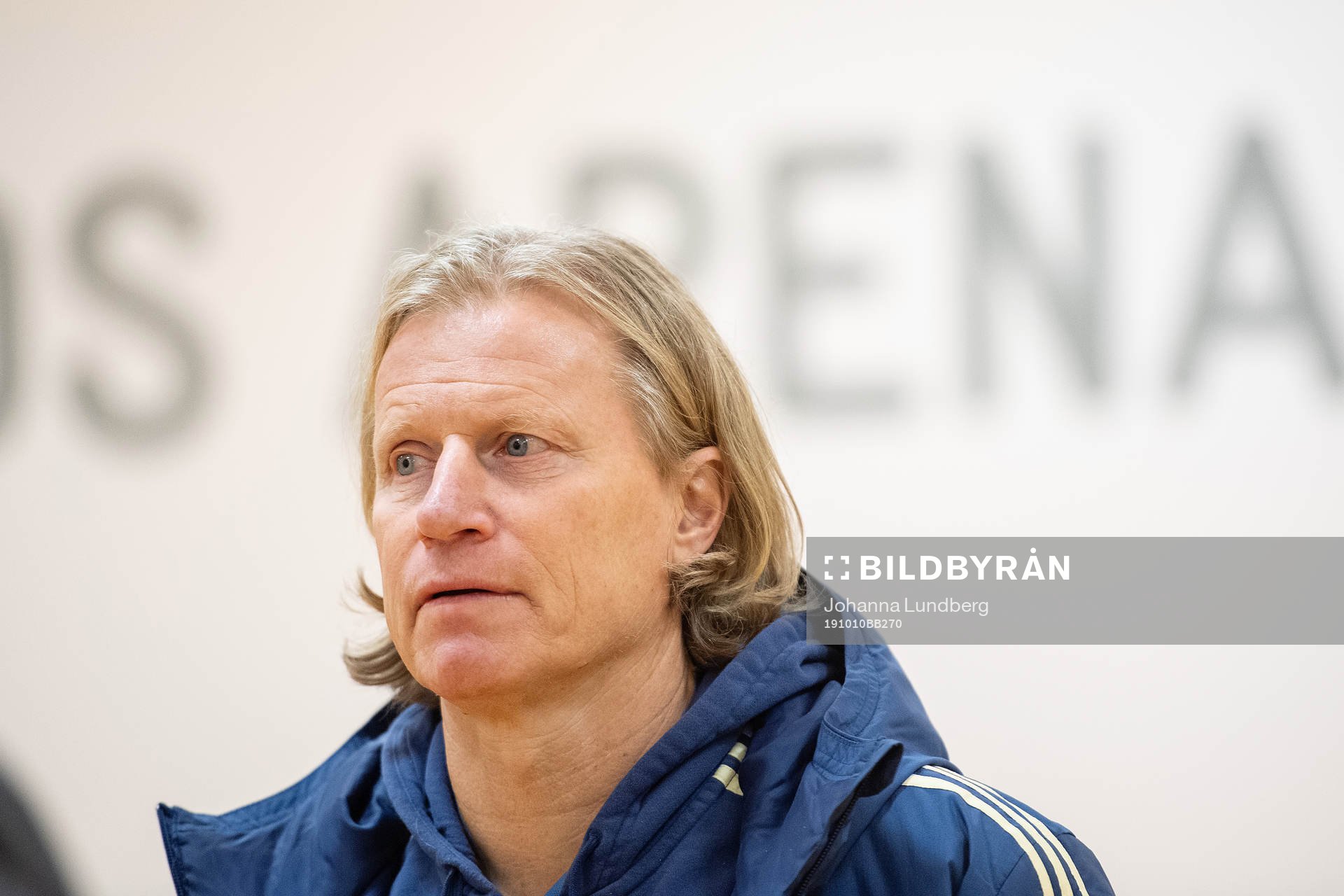 Team manager Stefan Pettersson of the Swedish national