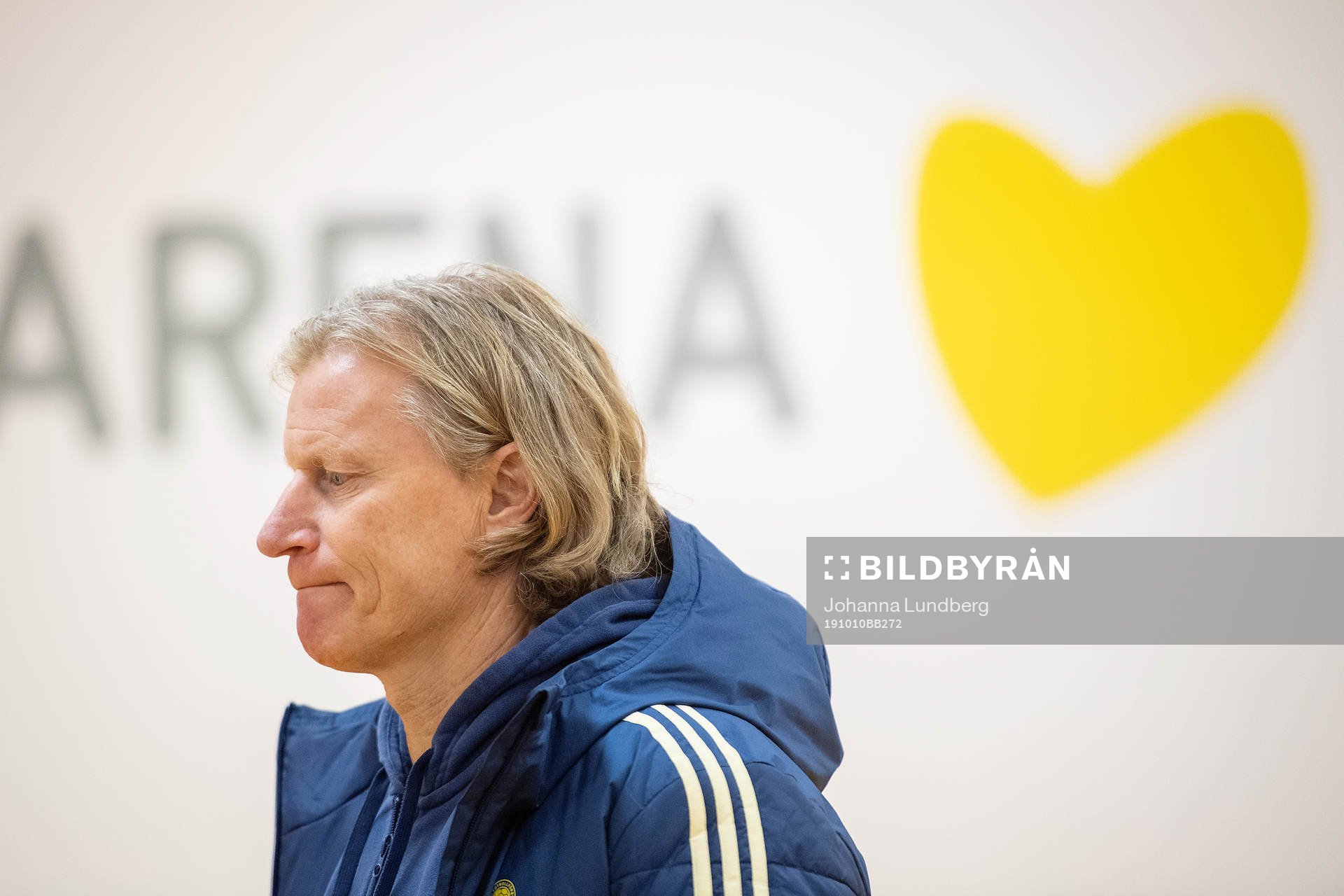 Team manager Stefan Pettersson of the Swedish national