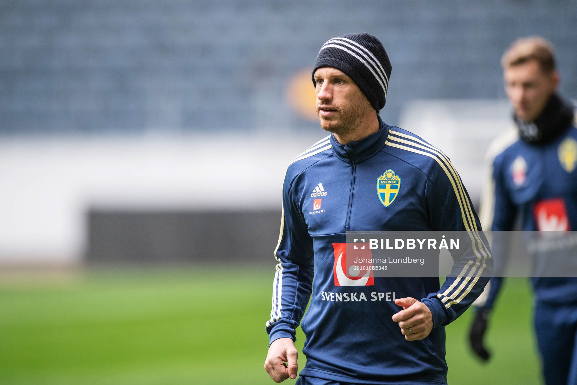 Gustav Svensson of the Swedish national football team