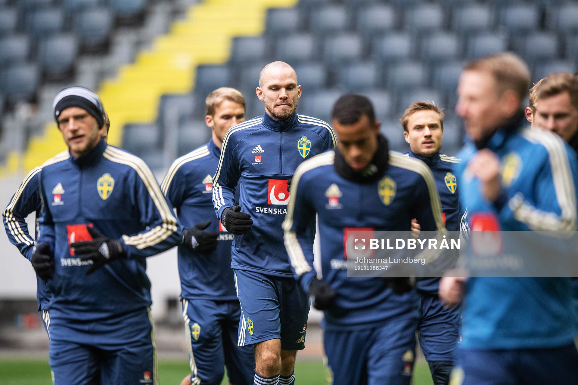 Marcus Danielson of the Swedish national football team