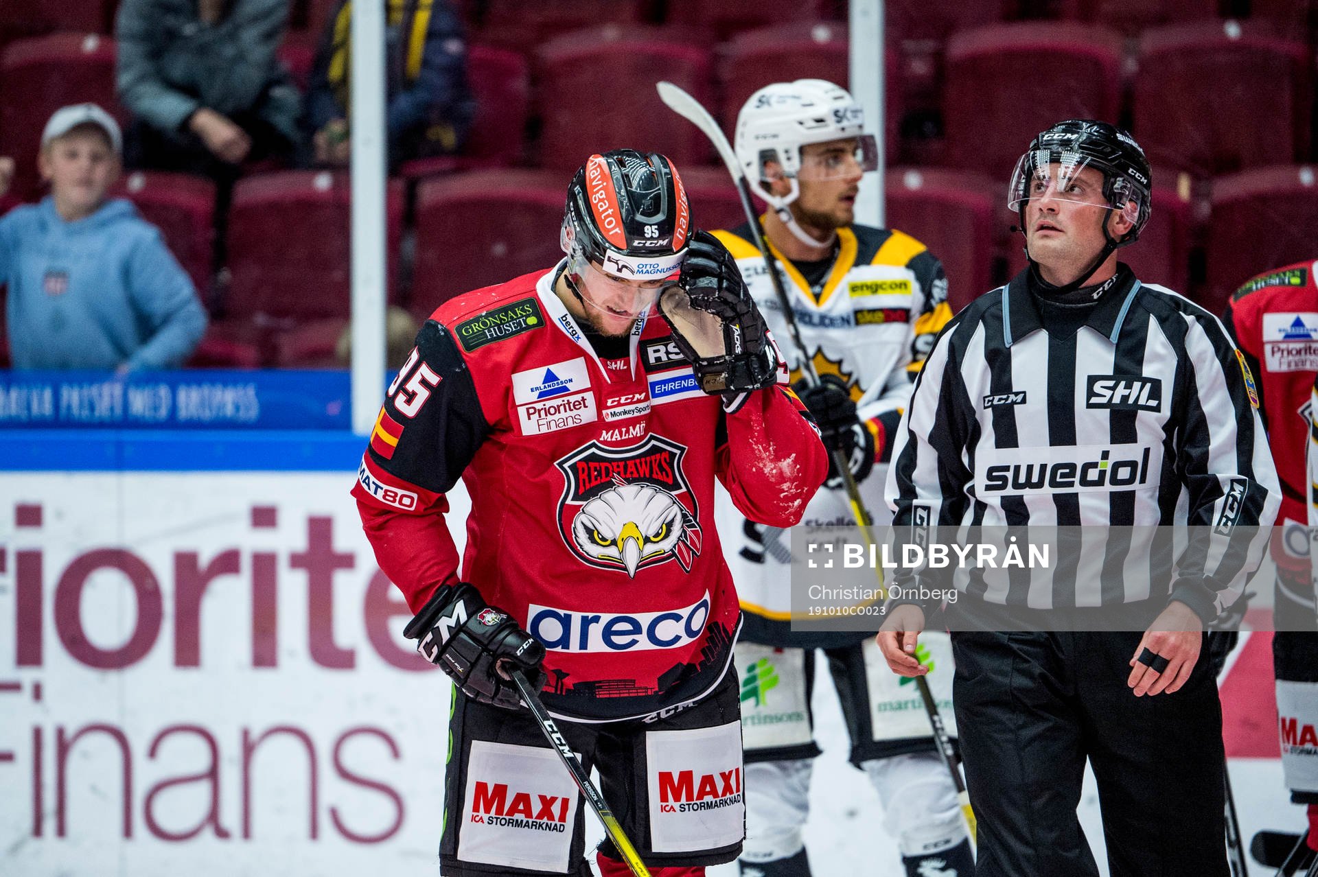 Malmö Redhawks Carl Persson deppar