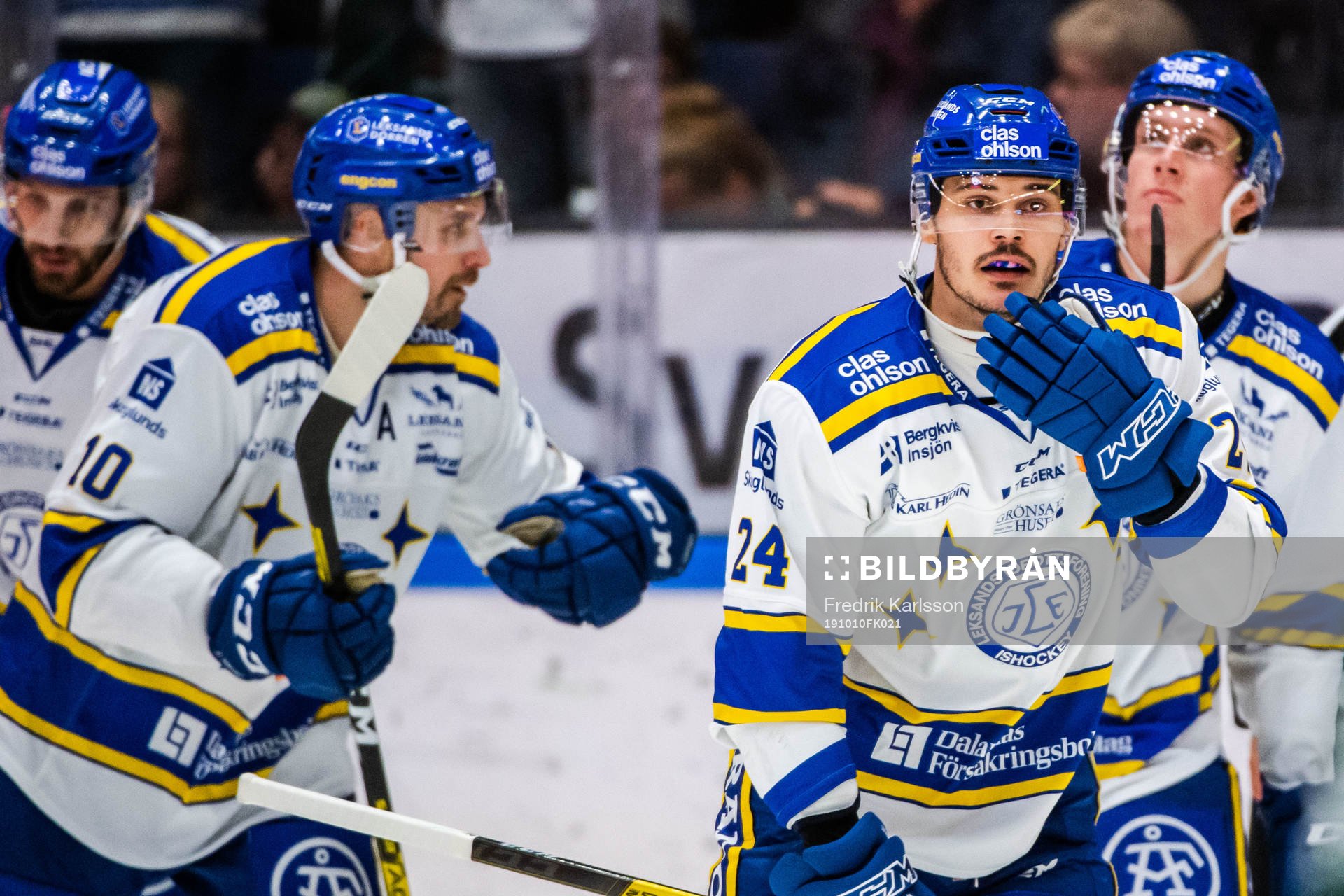 Leksands Thomas Valkvae Olsen jublar