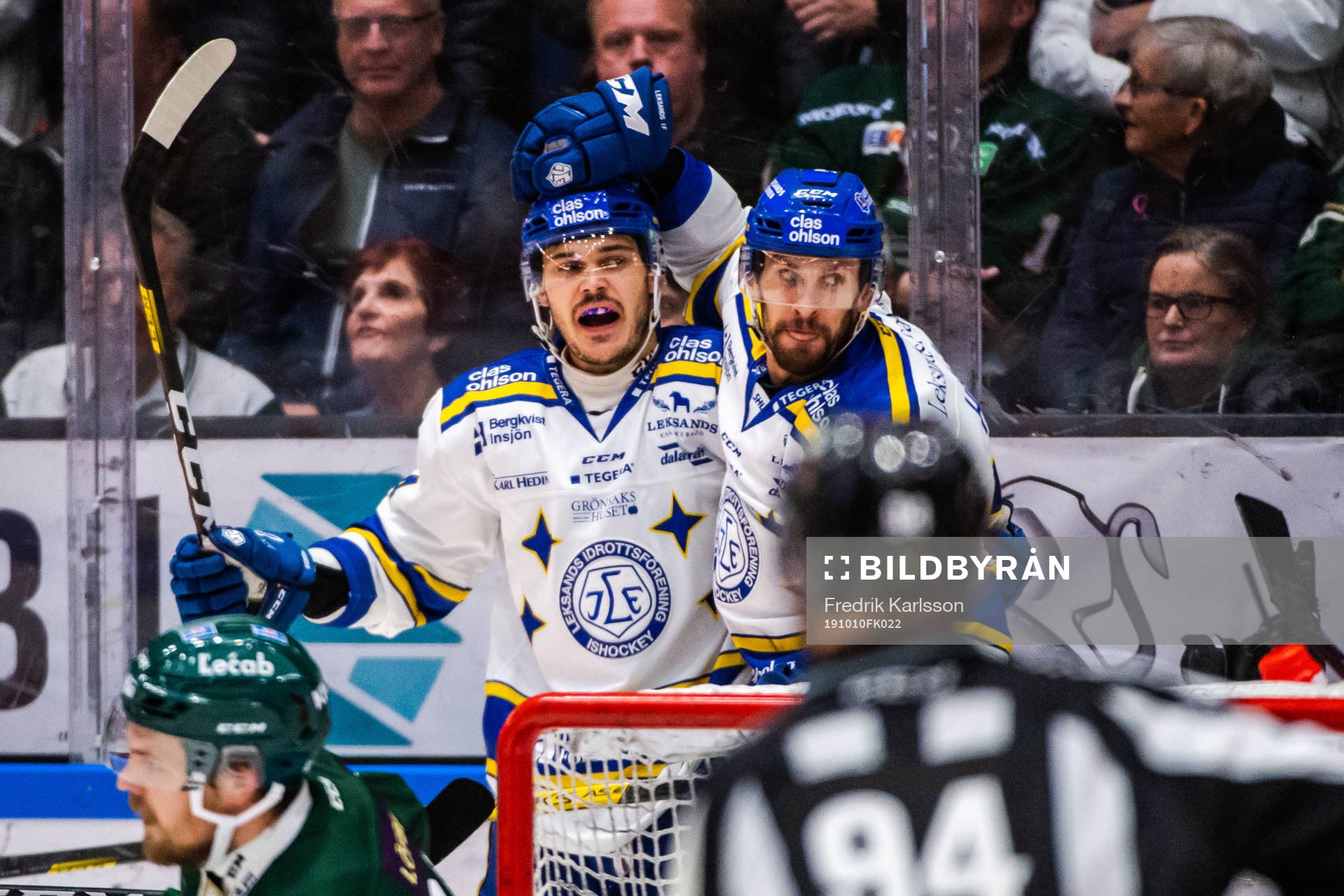Leksands Thomas Valkvae Olsen jublar