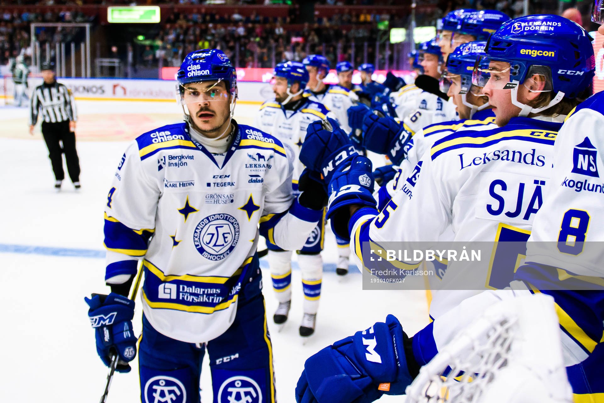 Leksands Thomas Valkvae Olsen jublar