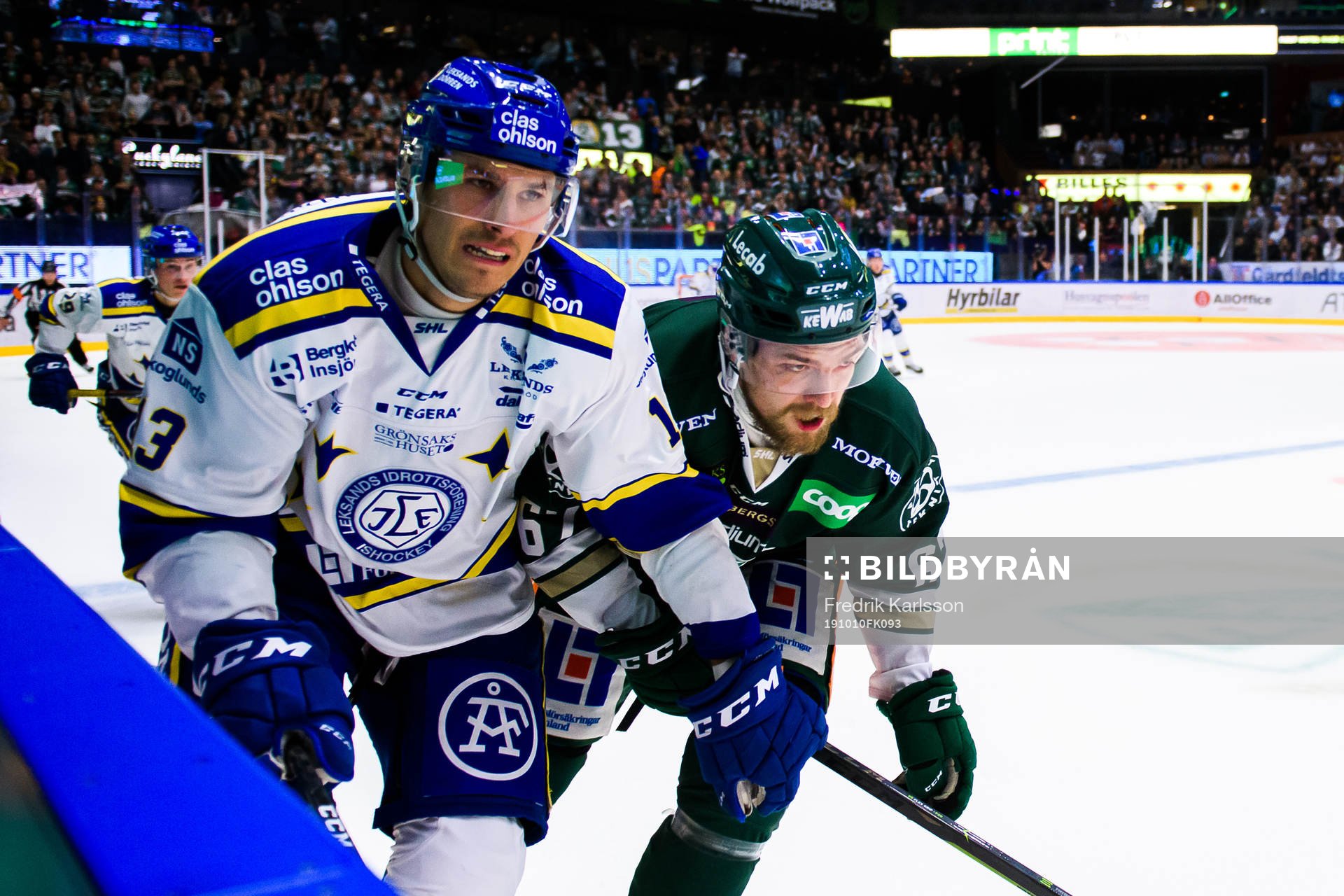 Leksands Jon Knuts och Färjestads Jamo Kärki