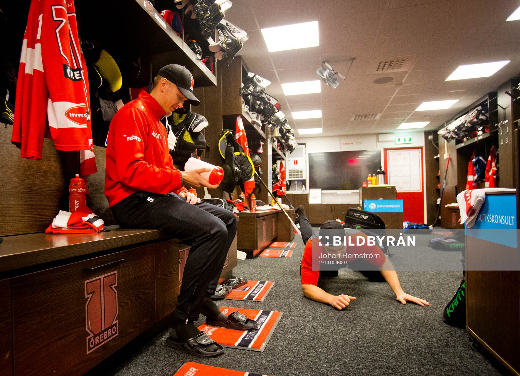 Örebros Gustav Backström och Glenn Gustafsson i