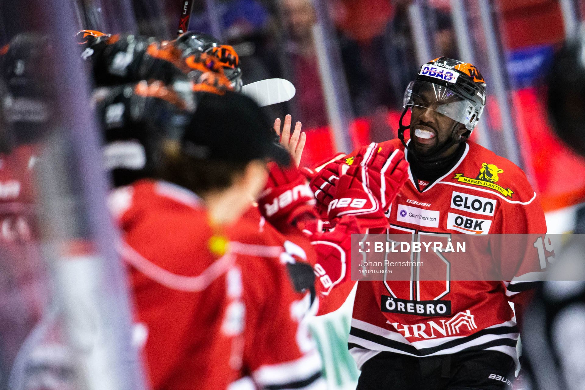 Örebros Daniel Muzito Bagenda jublar